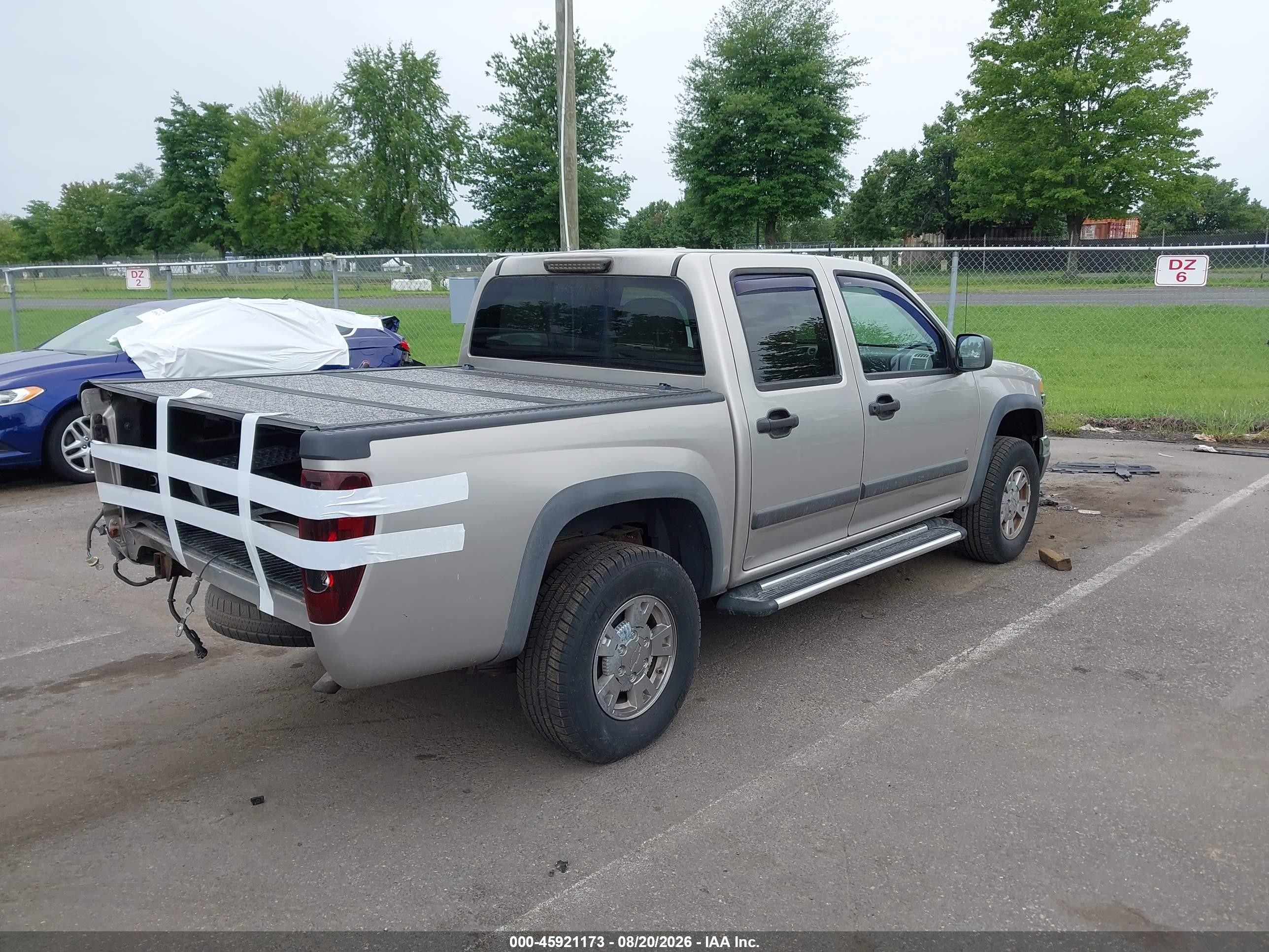 2008 Chevrolet Colorado Lt Gray vin: 1GCDT33E288216575