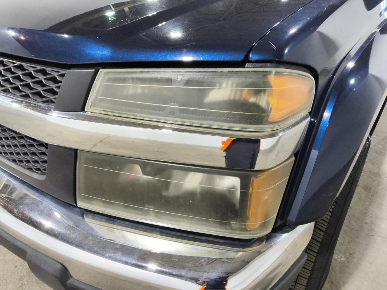 2008 Chevrolet Colorado Lt Blue vin: 1GCDT43E288205436 Damage: Left Head Lamp, Faded, Repair Required