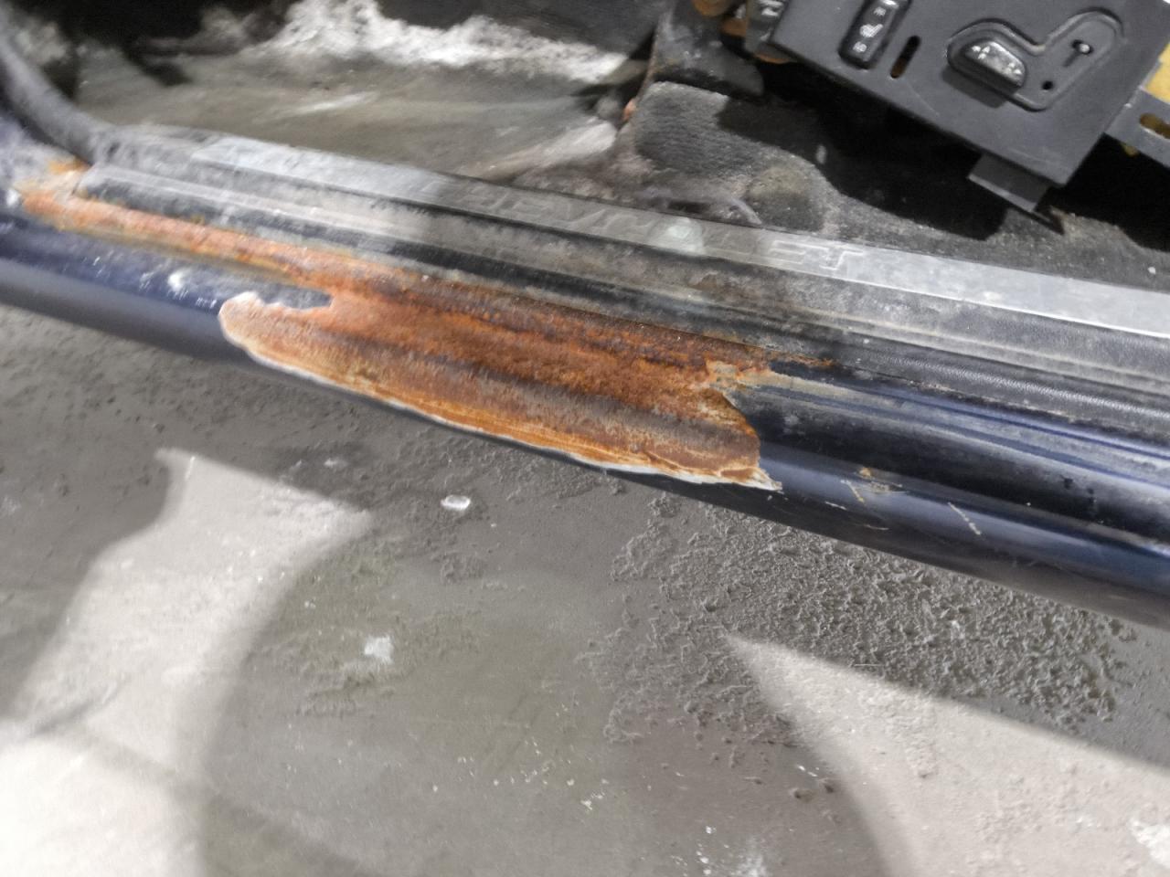 2008 Chevrolet Colorado Lt Blue vin: 1GCDT43E288205436 Damage: Left Rocker Panel, Corrosion, Severe Damage