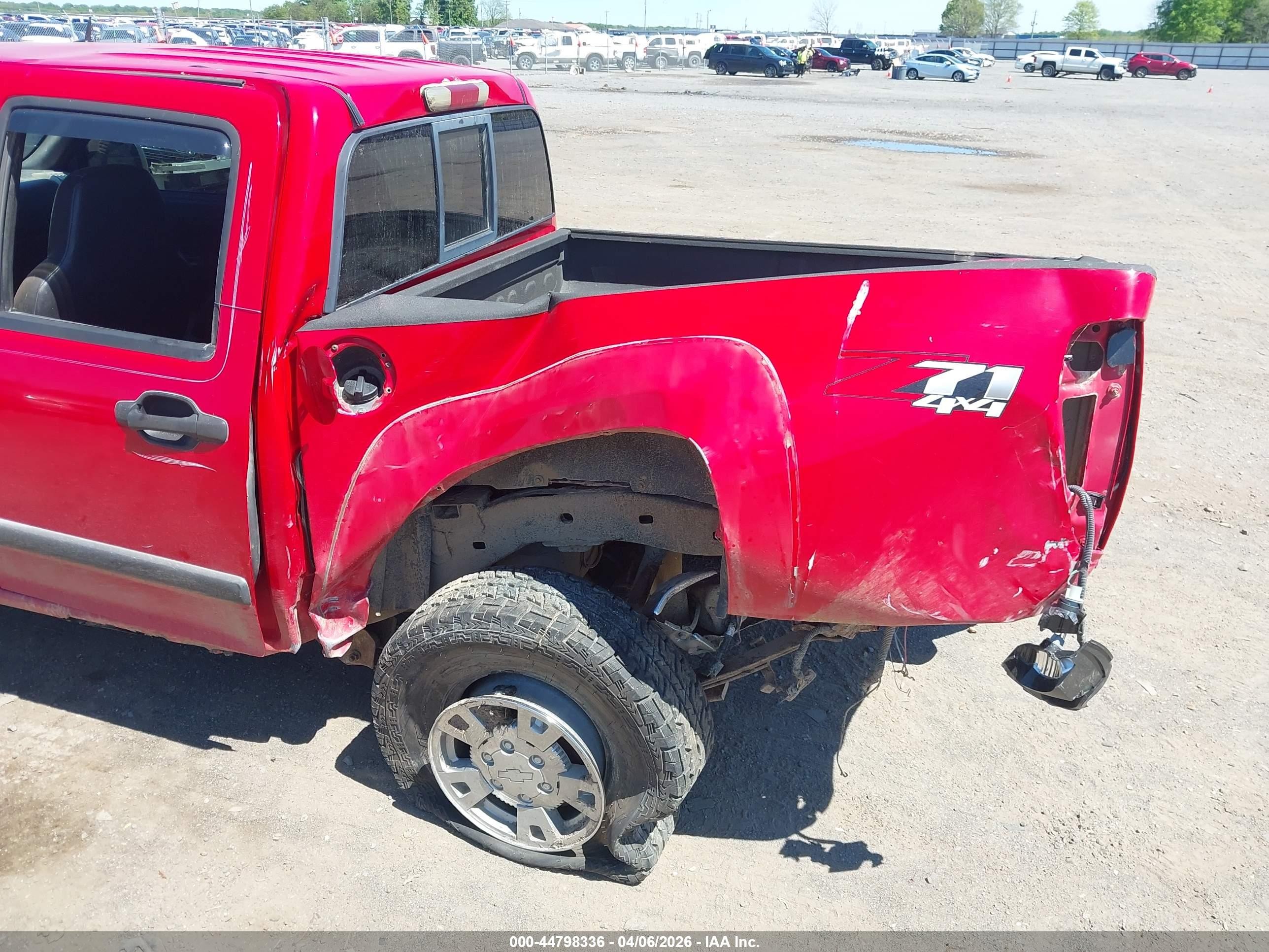 2008 Chevrolet Colorado Lt Red vin: 1GCDT43E688198152