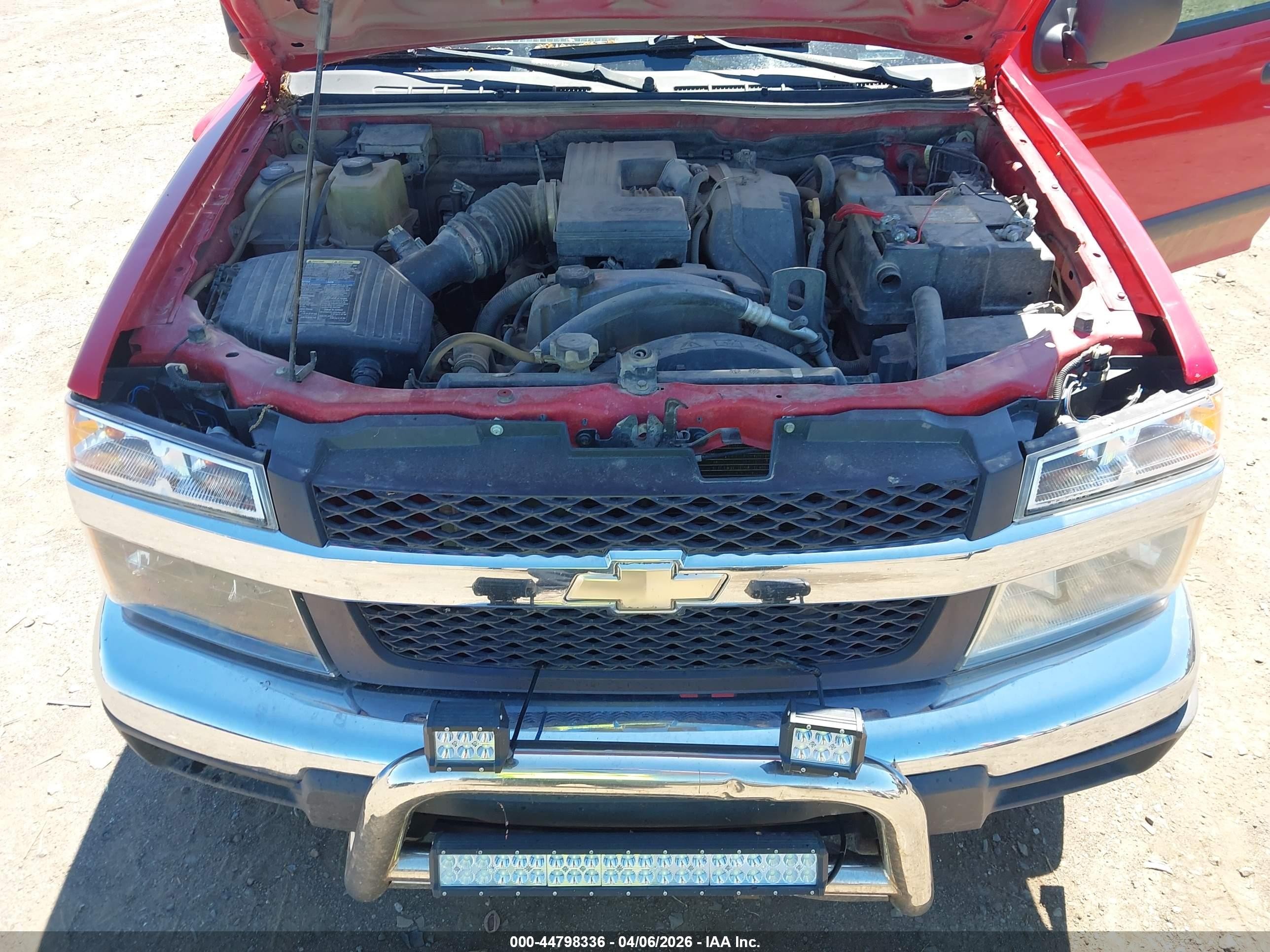 2008 Chevrolet Colorado Lt Red vin: 1GCDT43E688198152