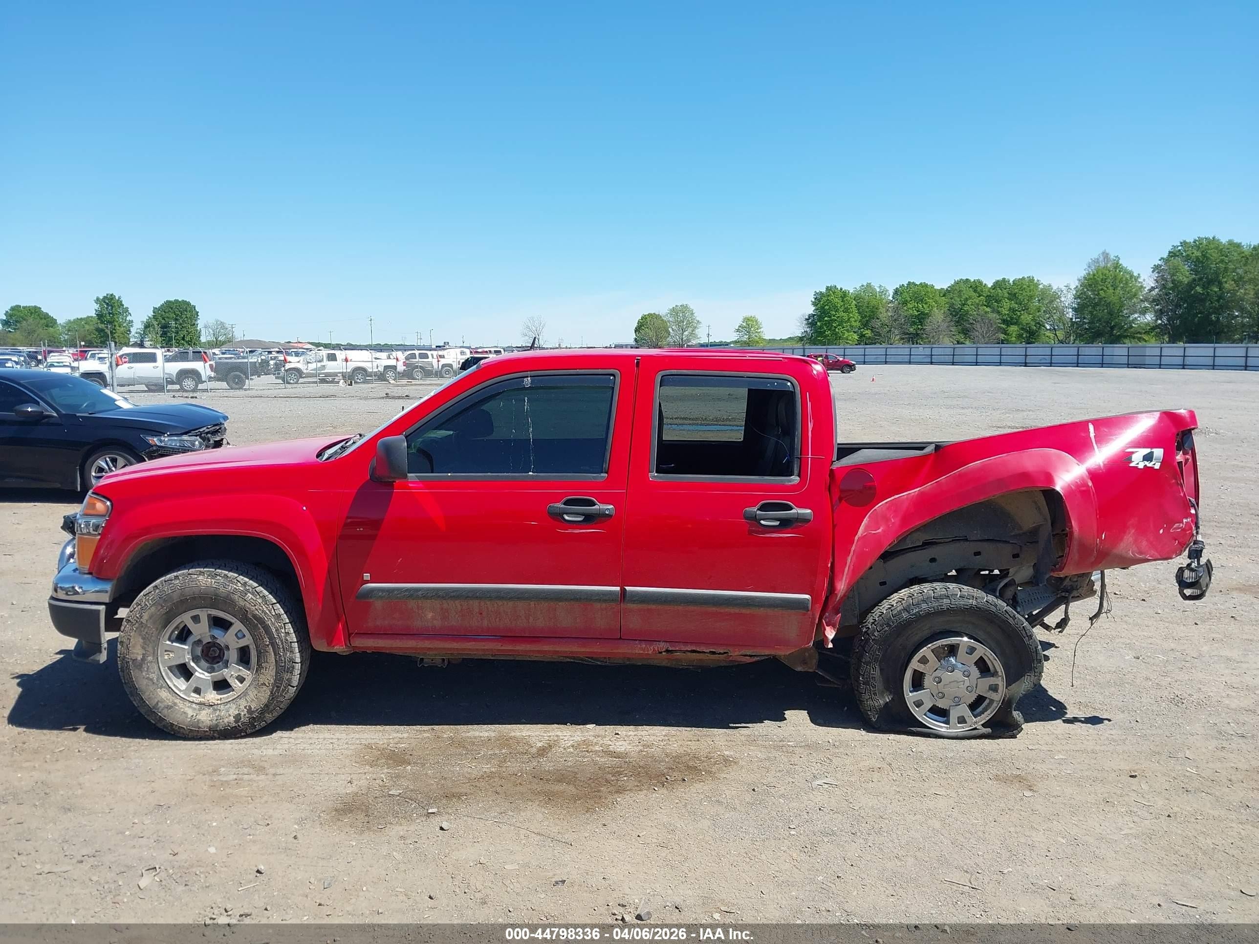 2008 Chevrolet Colorado Lt Red vin: 1GCDT43E688198152