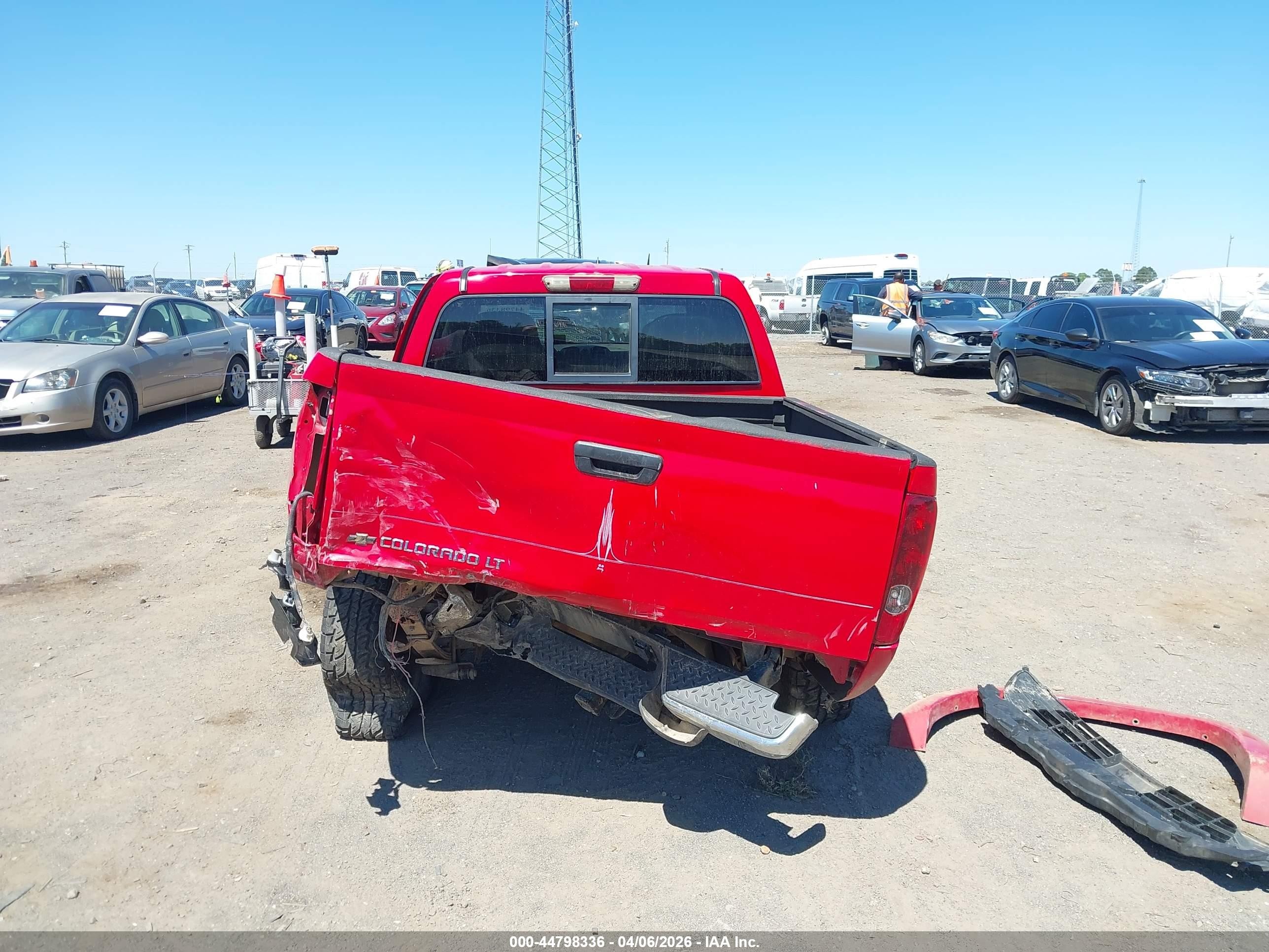 2008 Chevrolet Colorado Lt Red vin: 1GCDT43E688198152