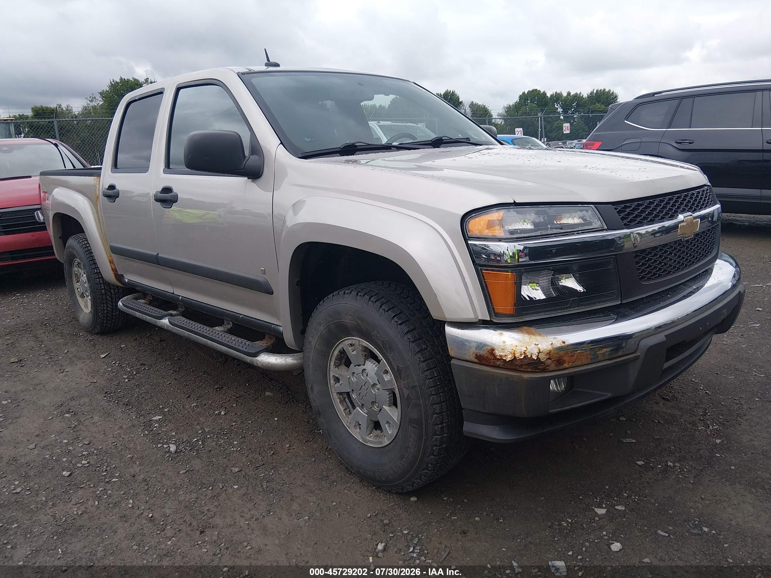 2008 Chevrolet Colorado Lt Tan vin: 1GCDT43E888207790