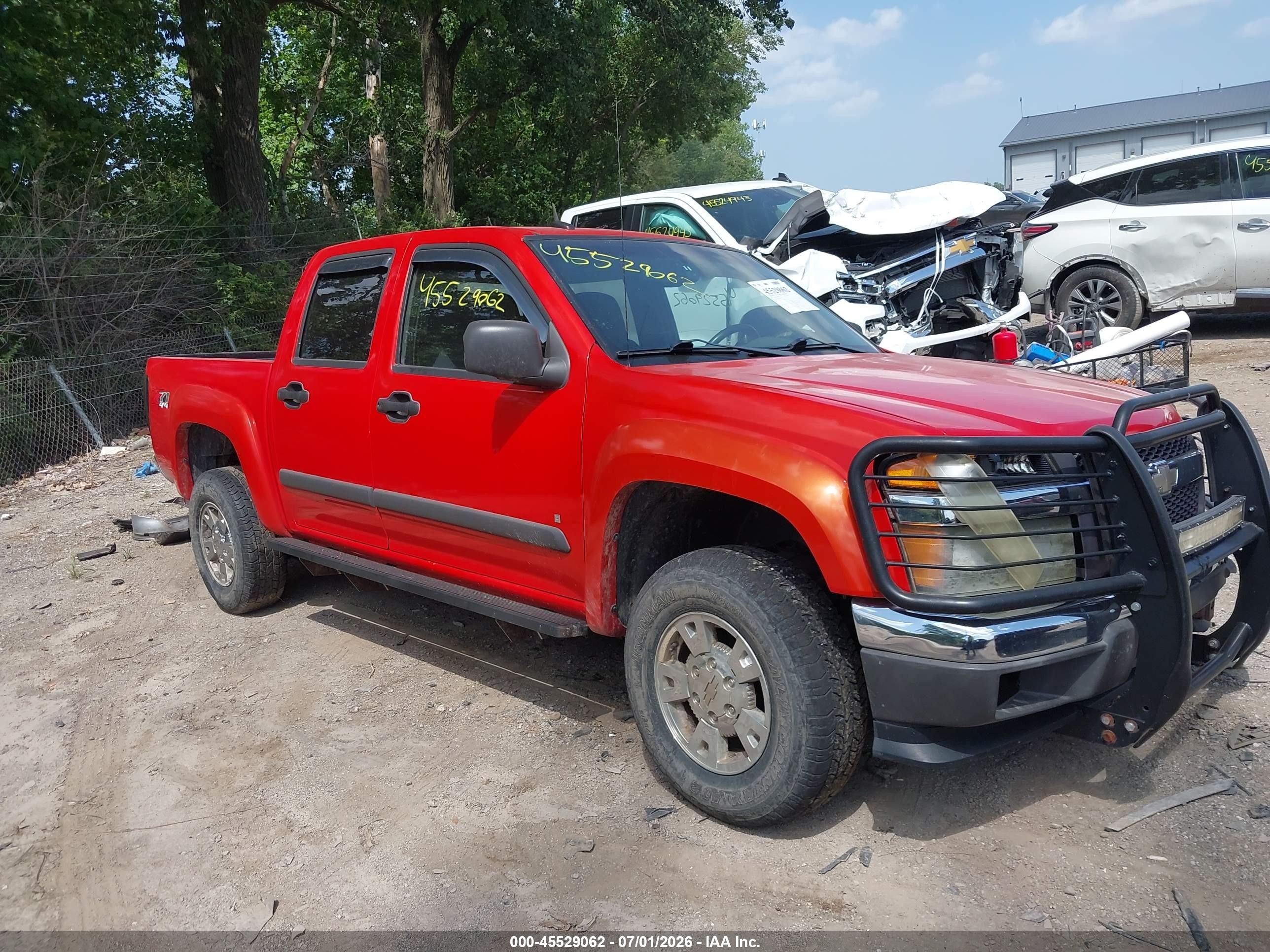 2008 Chevrolet Colorado Lt Red vin: 1GCDT43E988214506