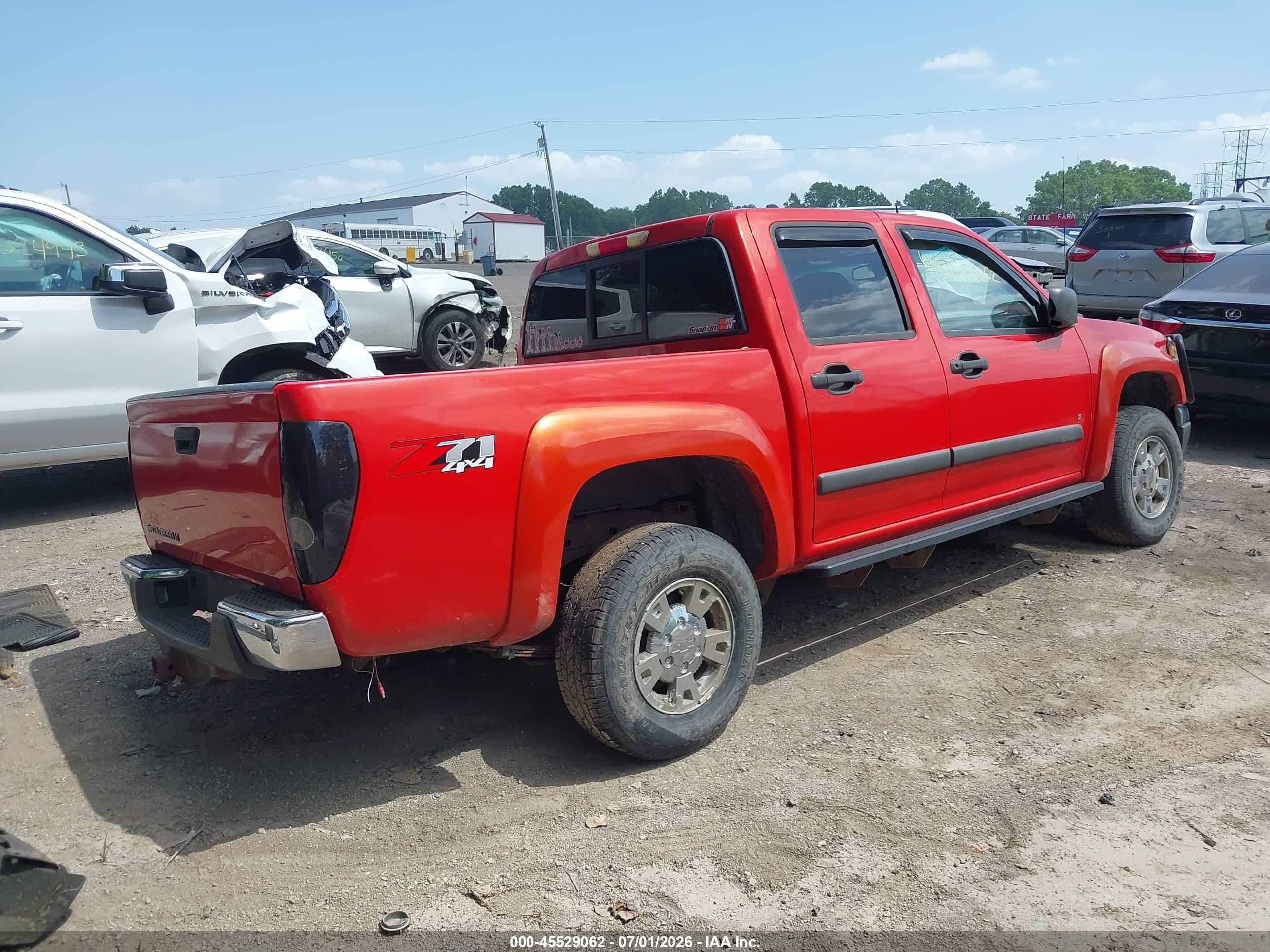 2008 Chevrolet Colorado Lt Red vin: 1GCDT43E988214506