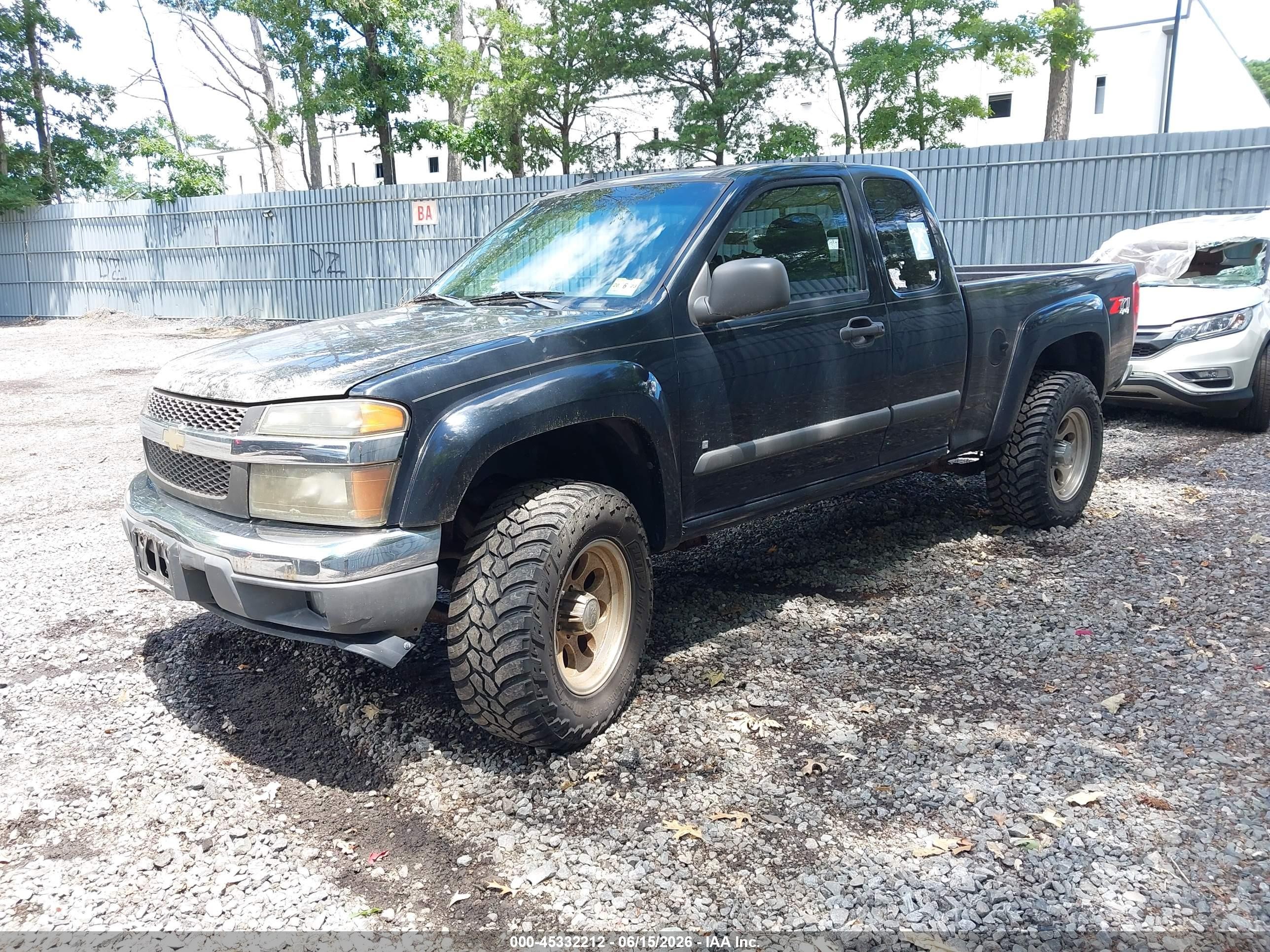 2008 Chevrolet Colorado Lt Black vin: 1GCDT49E088213218