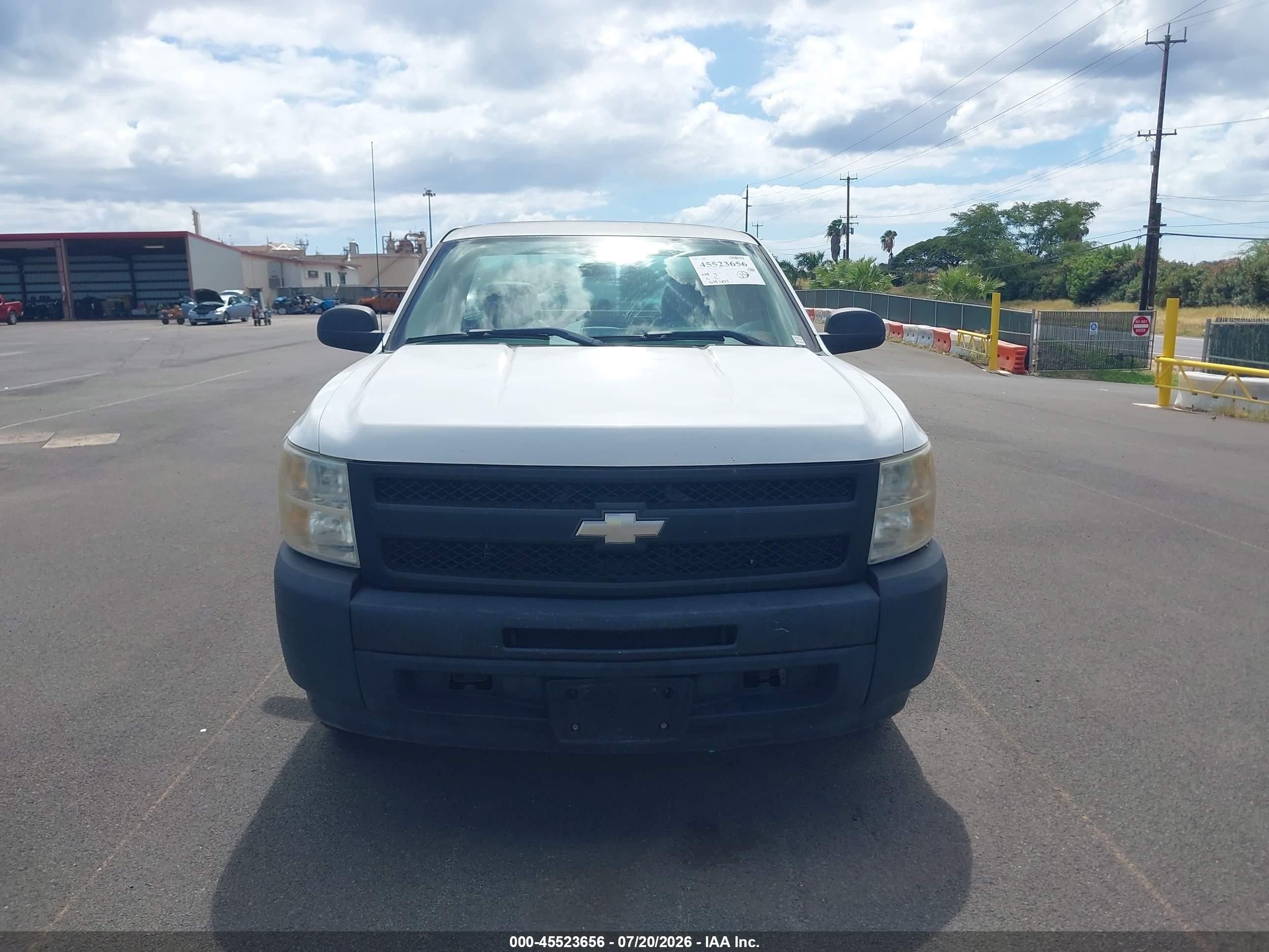 2009 Chevrolet Silverado 1500 Work Truck White vin: 1GCEC14069Z185791
