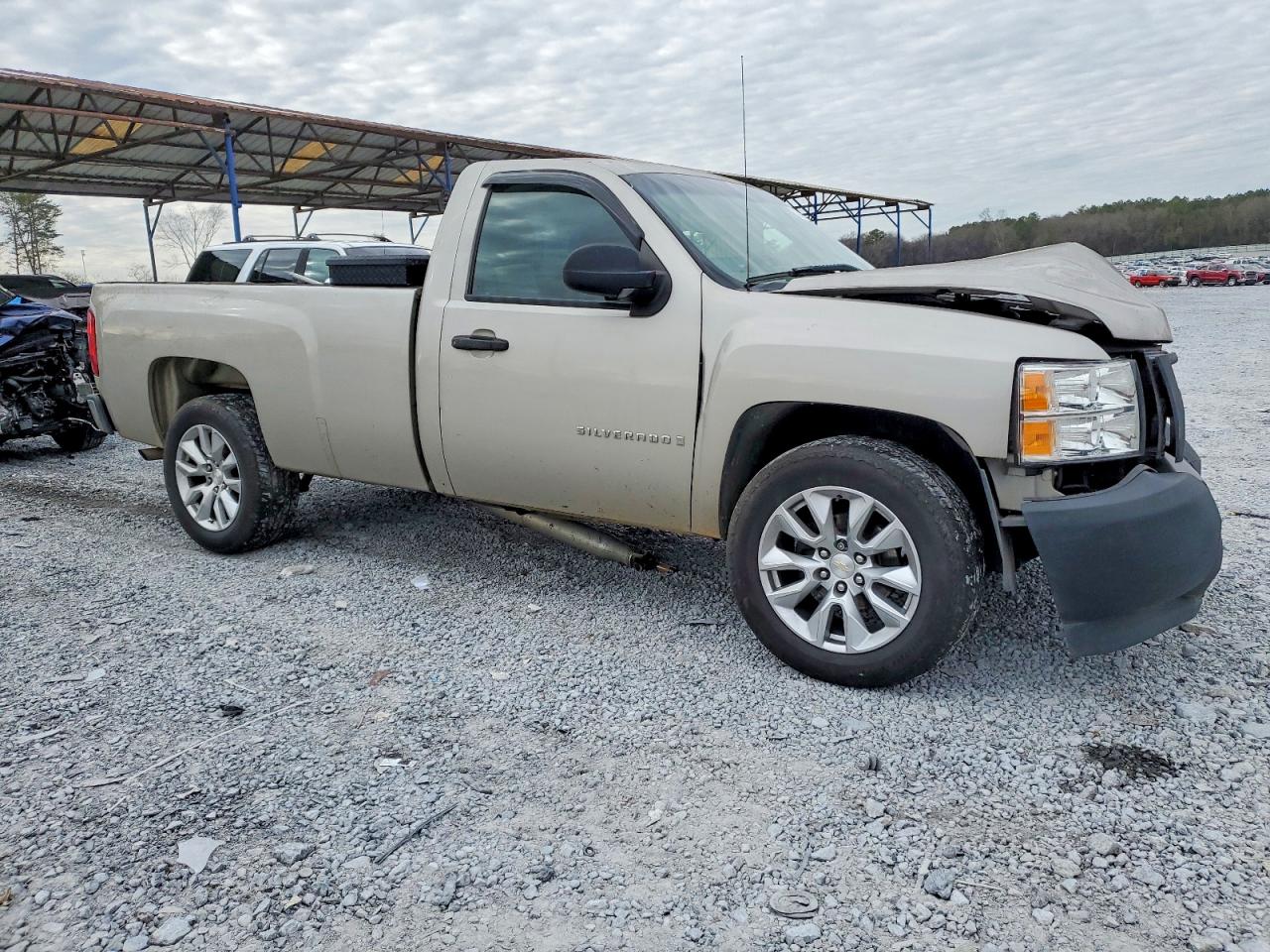 2007 Chevrolet Silverado C1500 Beige vin: 1GCEC14097E567253