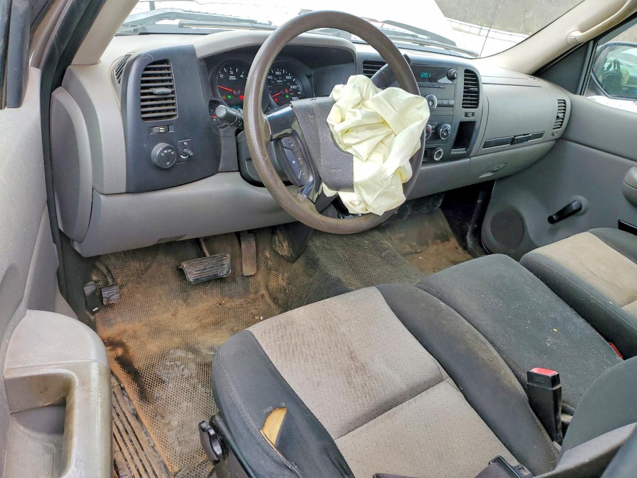 2007 Chevrolet Silverado C1500 Beige vin: 1GCEC14097E567253