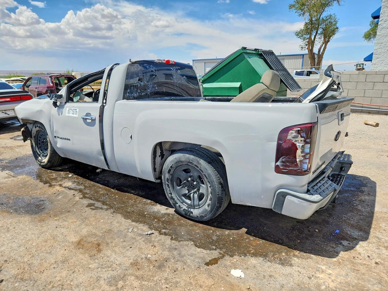 2008 Chevrolet Silverado C1500 Gray vin: 1GCEC14098Z284846