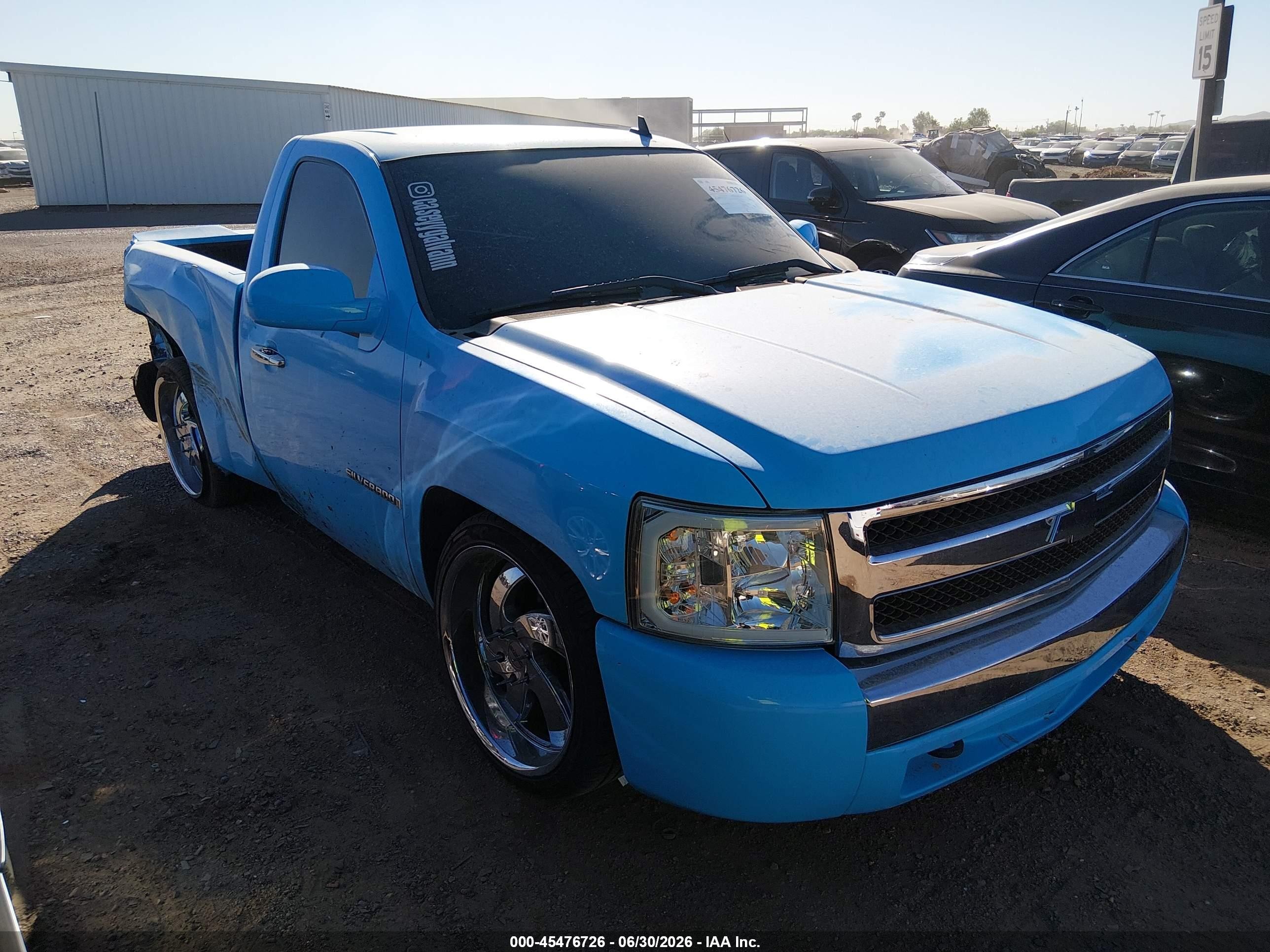2008 Chevrolet Silverado 1500 Lt1 Blue vin: 1GCEC14C08Z189957