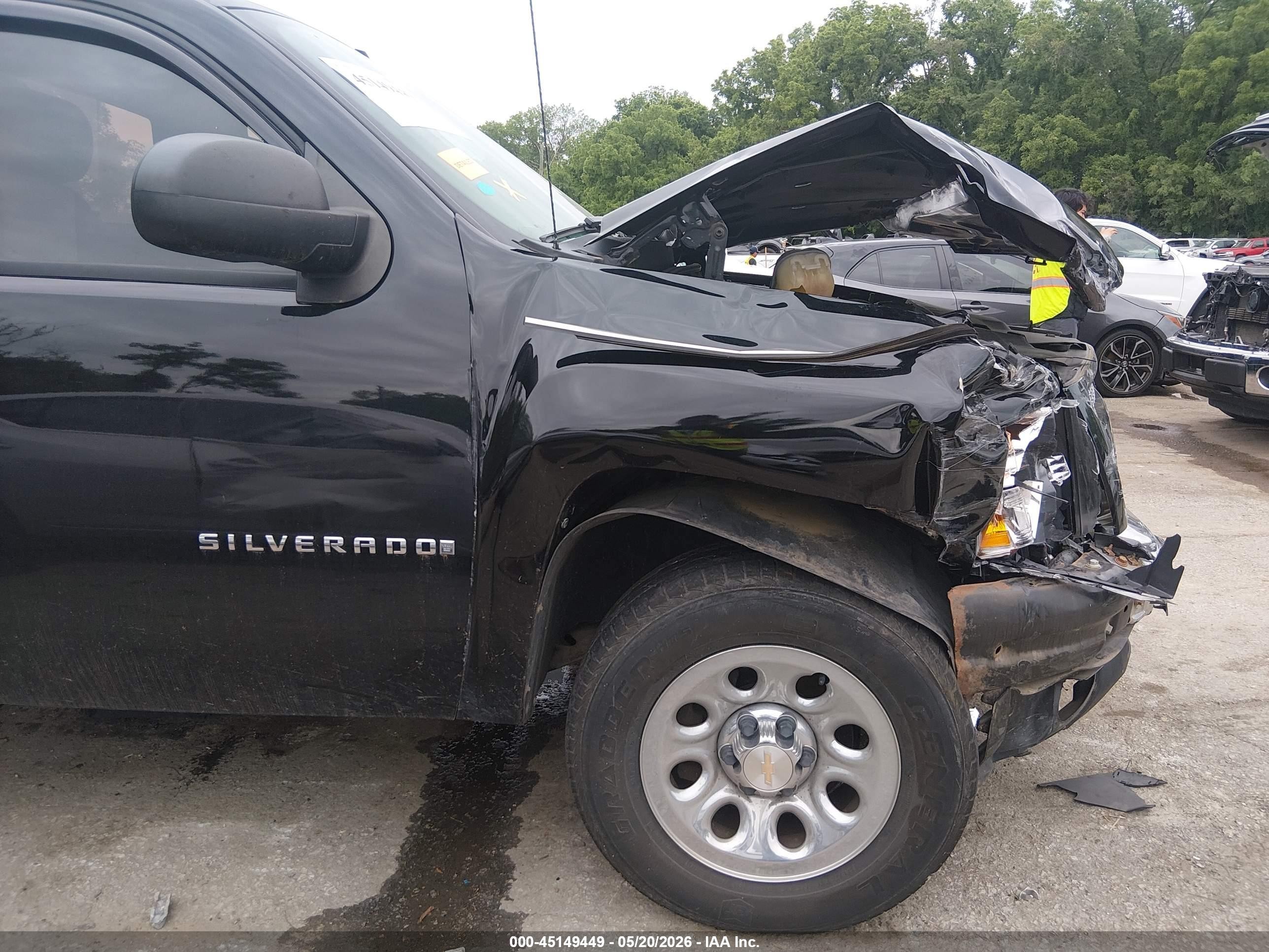2009 Chevrolet Silverado 1500 Work Truck Black vin: 1GCEC14C09Z212851