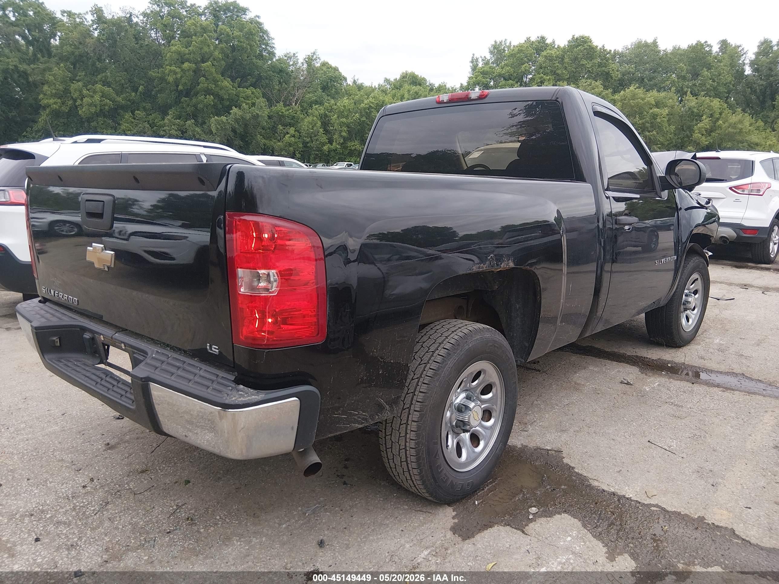 2009 Chevrolet Silverado 1500 Work Truck Black vin: 1GCEC14C09Z212851