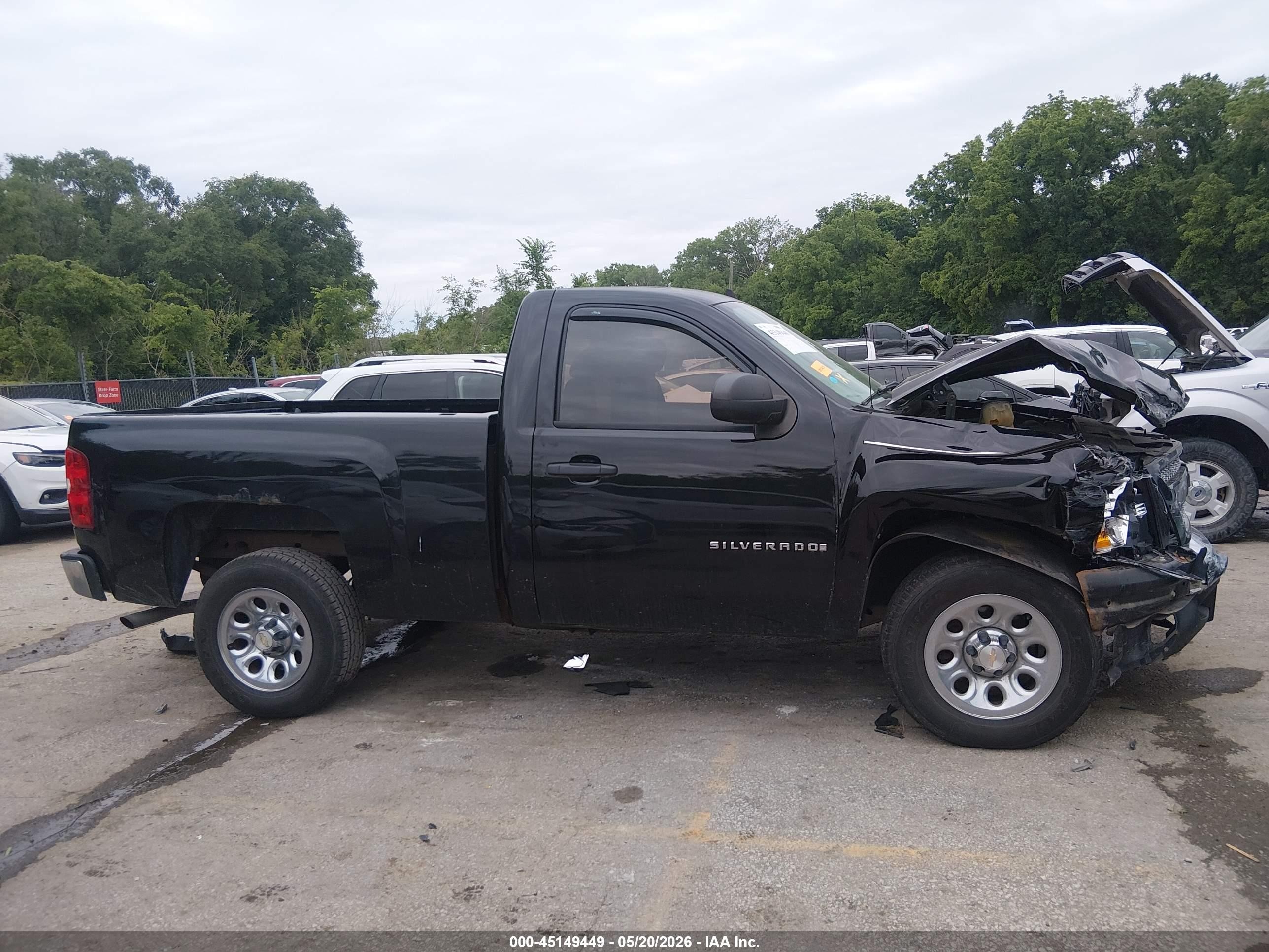 2009 Chevrolet Silverado 1500 Work Truck Black vin: 1GCEC14C09Z212851