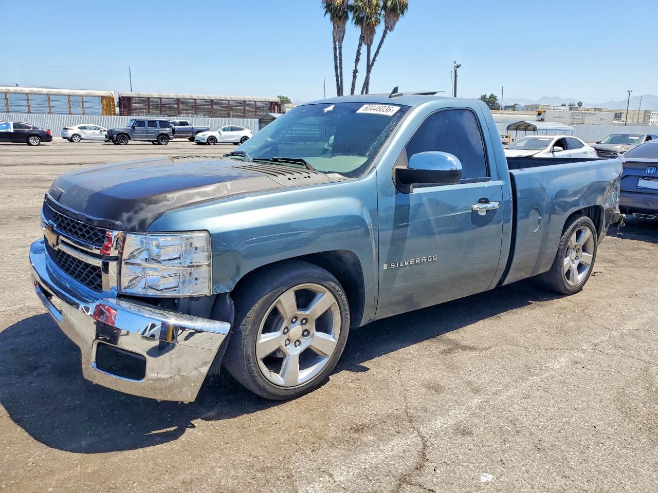 2008 Chevrolet Silverado C1500 Синий vin: 1GCEC14C18Z117035