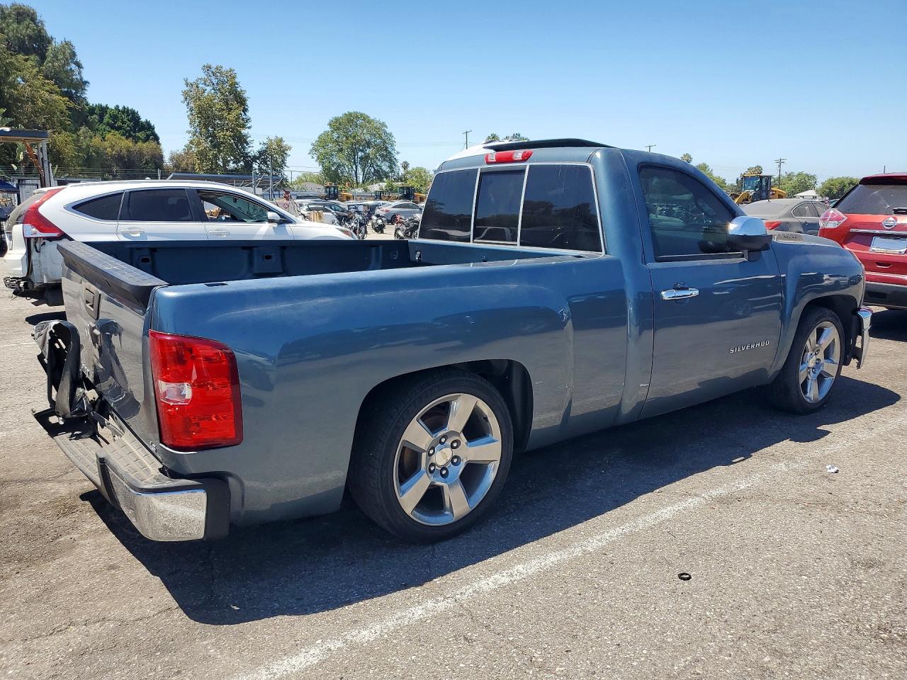 2008 Chevrolet Silverado C1500 Синий vin: 1GCEC14C18Z117035