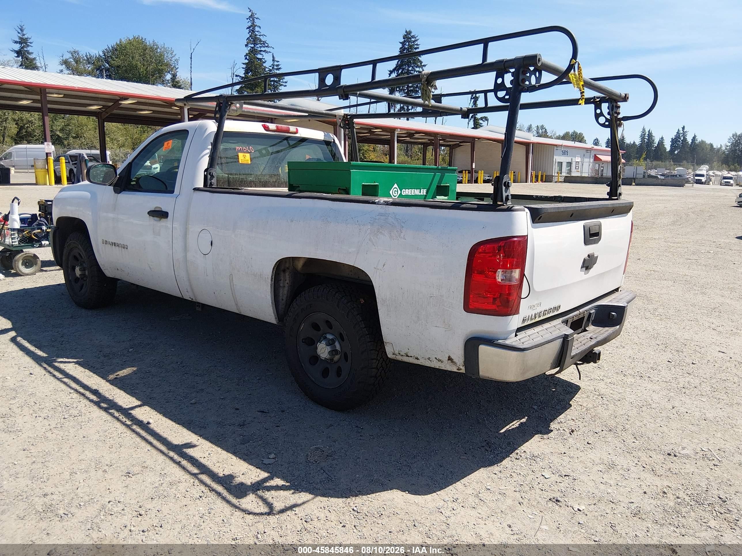 2009 Chevrolet Silverado 1500 Work Truck White vin: 1GCEC14C19Z209389