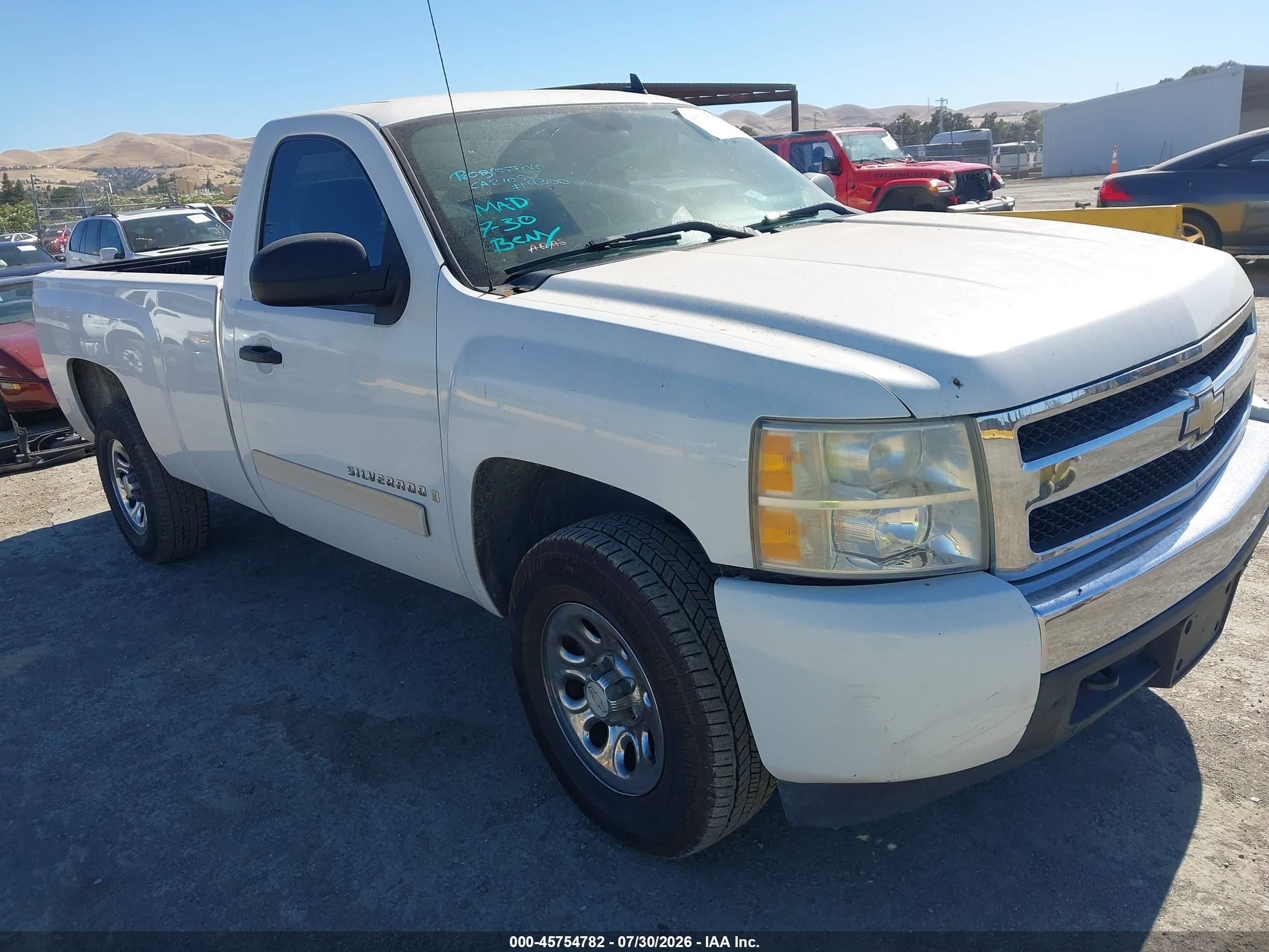 2007 Chevrolet Silverado 1500 Lt1 White vin: 1GCEC14C27E533679