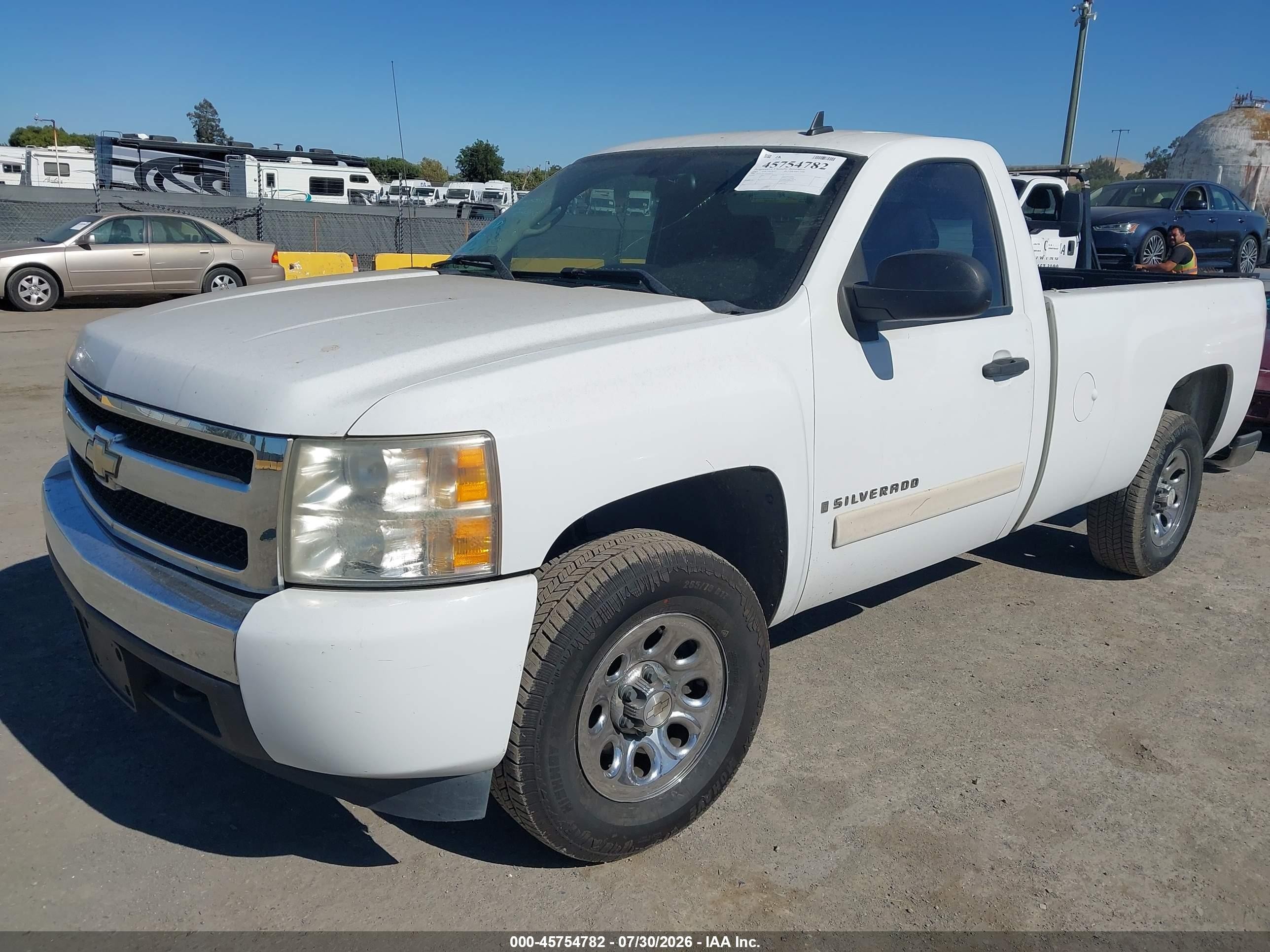 2007 Chevrolet Silverado 1500 Lt1 White vin: 1GCEC14C27E533679