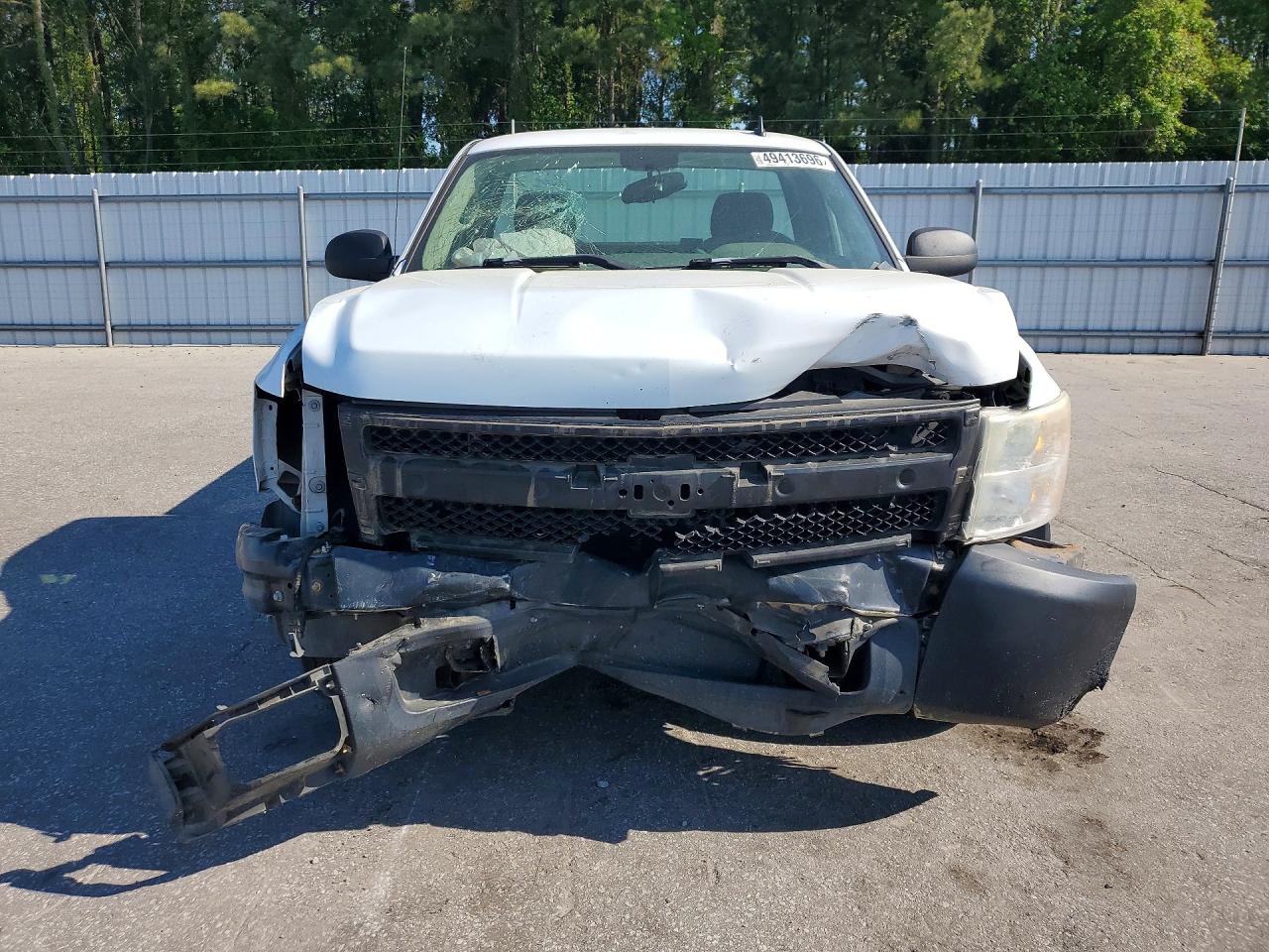 2007 Chevrolet Silverado C1500 White vin: 1GCEC14C27Z539569