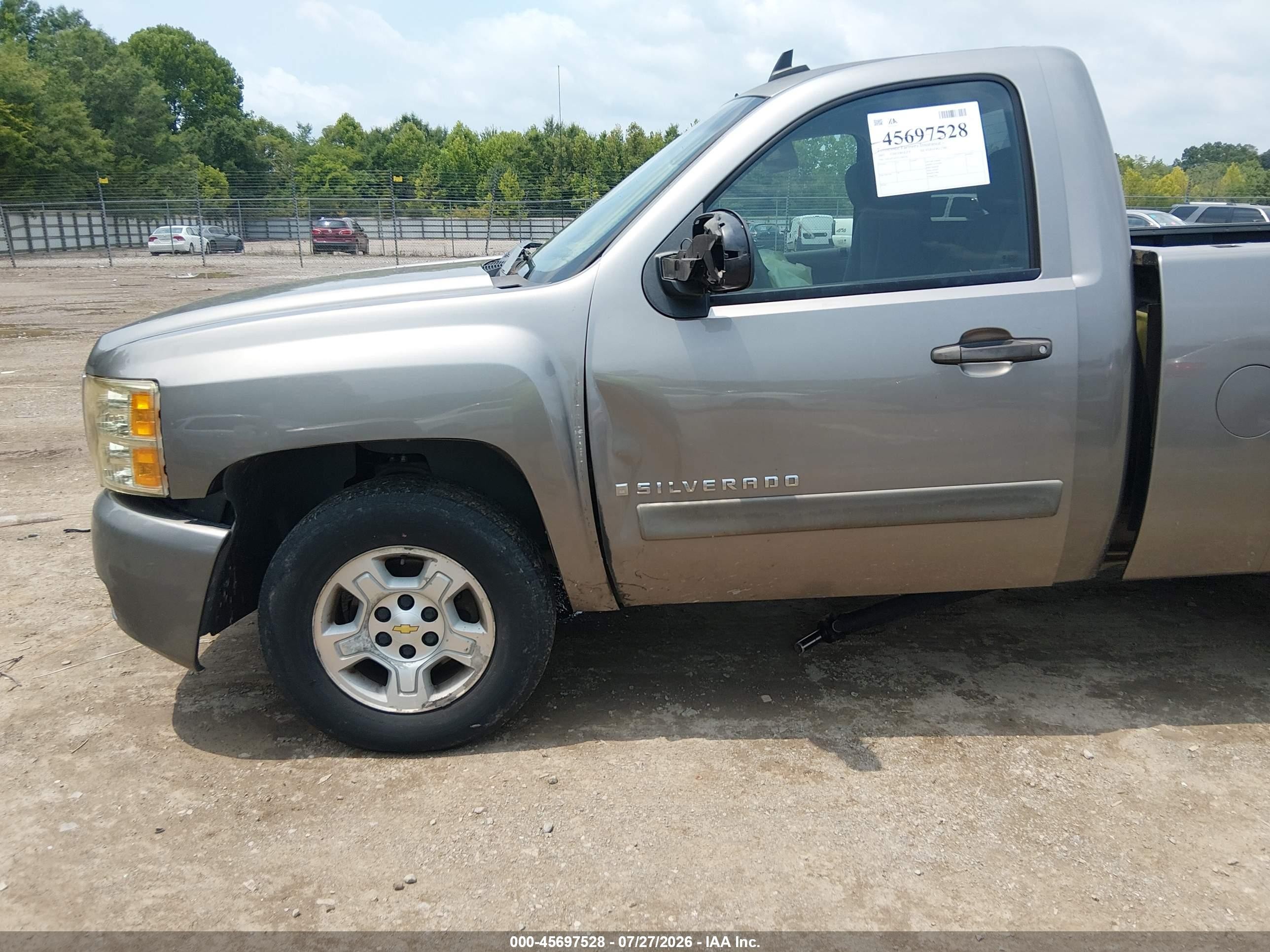 2007 Chevrolet Silverado 1500 Lt1 Gray vin: 1GCEC14C27Z566142
