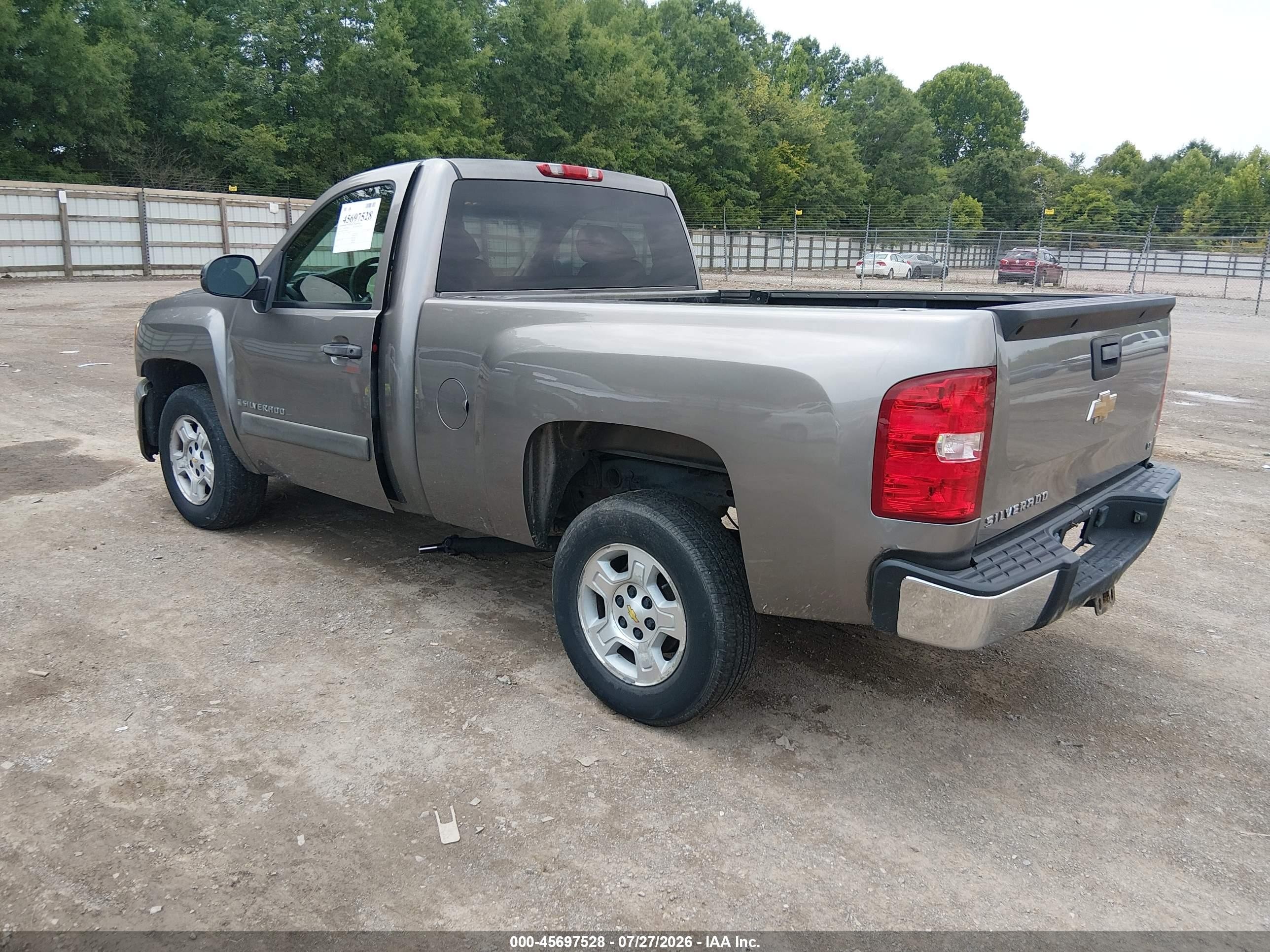 2007 Chevrolet Silverado 1500 Lt1 Gray vin: 1GCEC14C27Z566142