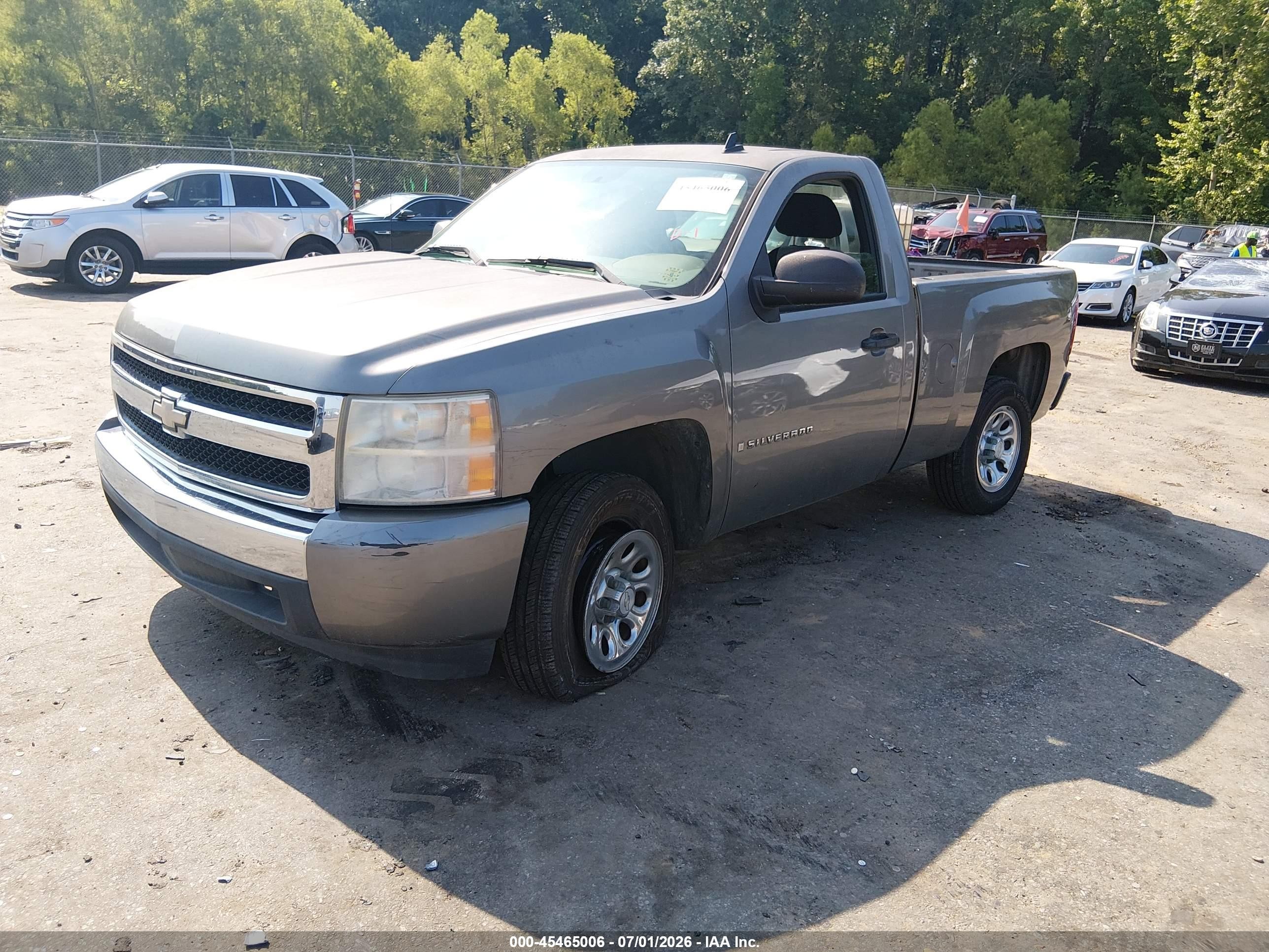 2008 Chevrolet Silverado 1500 Work Truck Gray vin: 1GCEC14C28Z158242