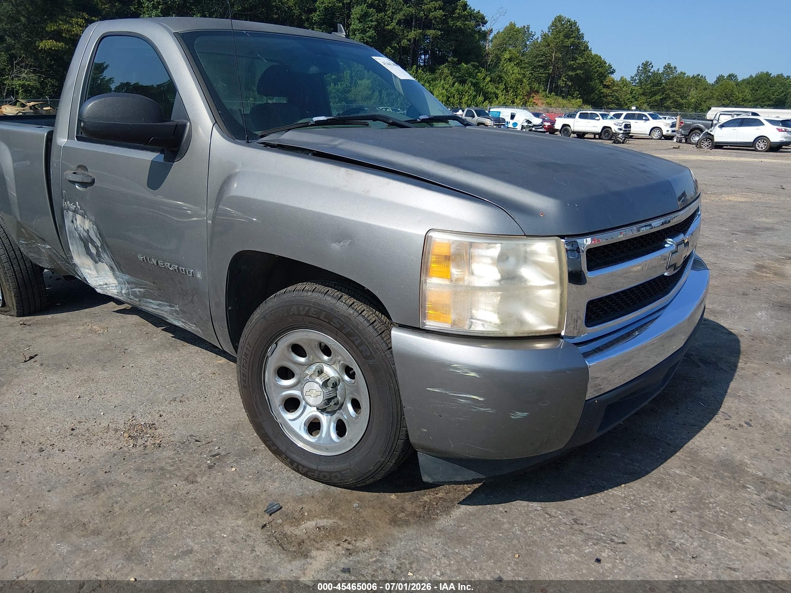 2008 Chevrolet Silverado 1500 Work Truck Gray vin: 1GCEC14C28Z158242
