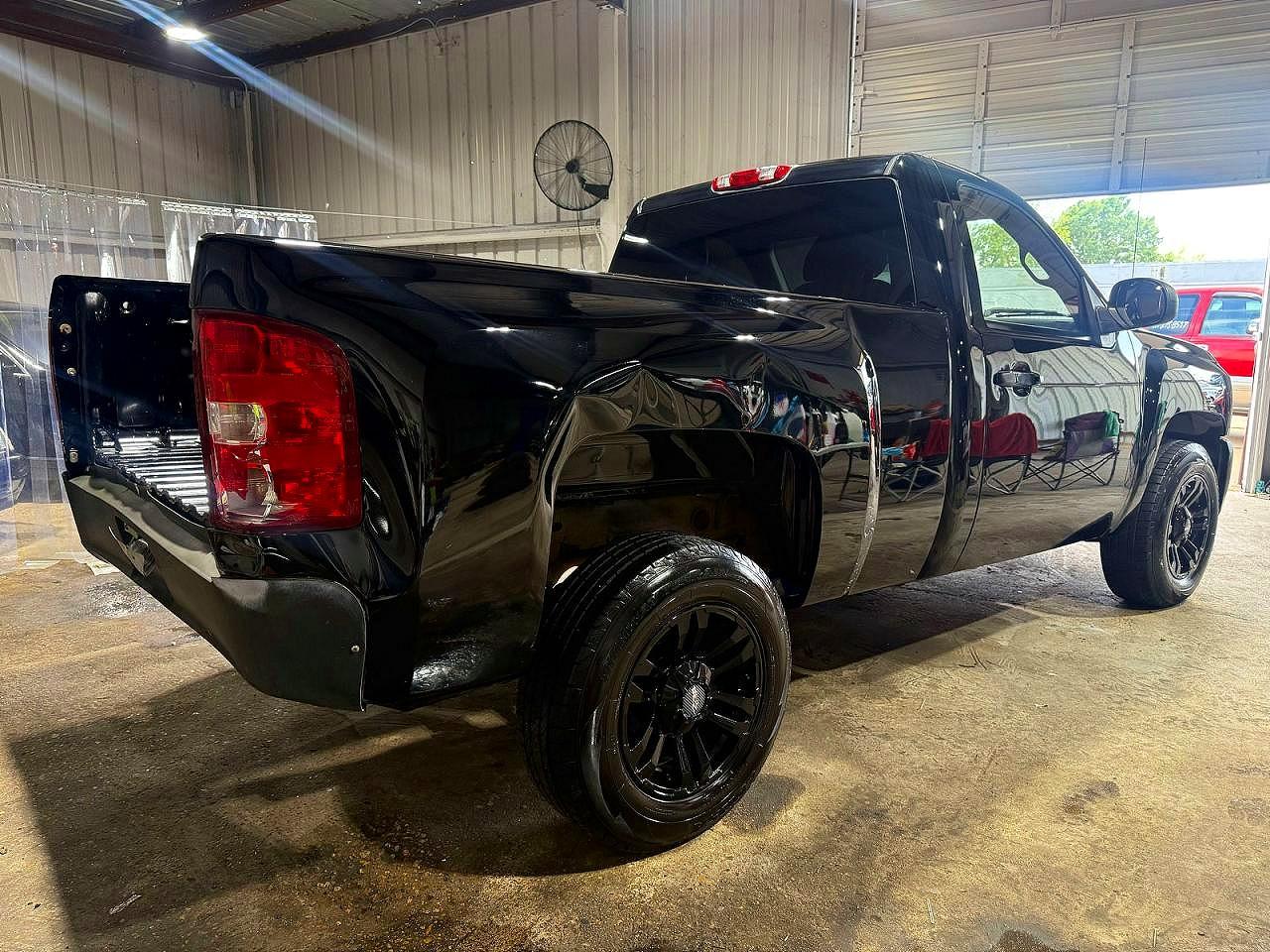 2008 Chevrolet Silverado C1500 Black vin: 1GCEC14C28Z204734