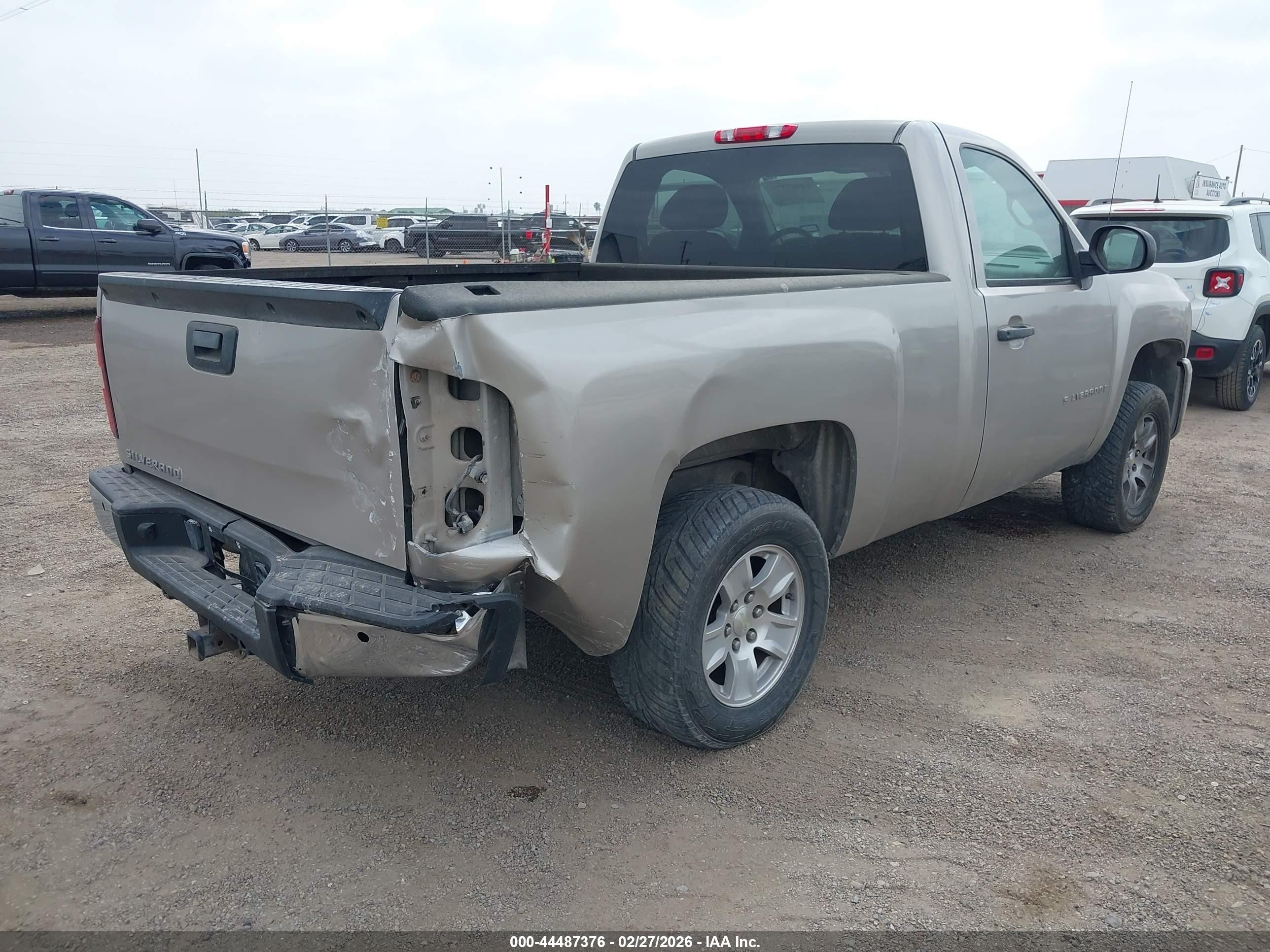 2008 Chevrolet Silverado 1500 Work Truck Silver vin: 1GCEC14C48Z262991