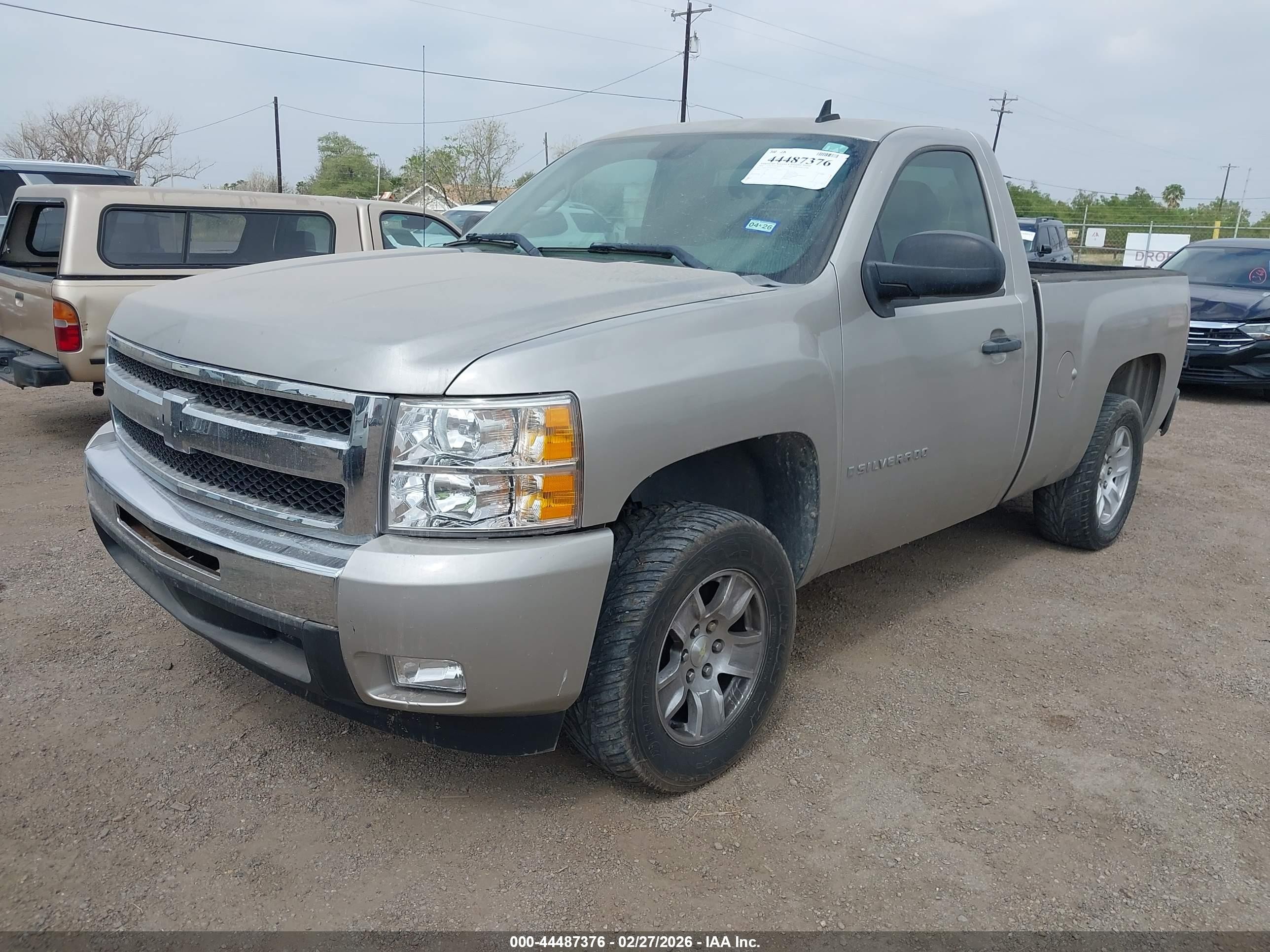 2008 Chevrolet Silverado 1500 Work Truck Silver vin: 1GCEC14C48Z262991