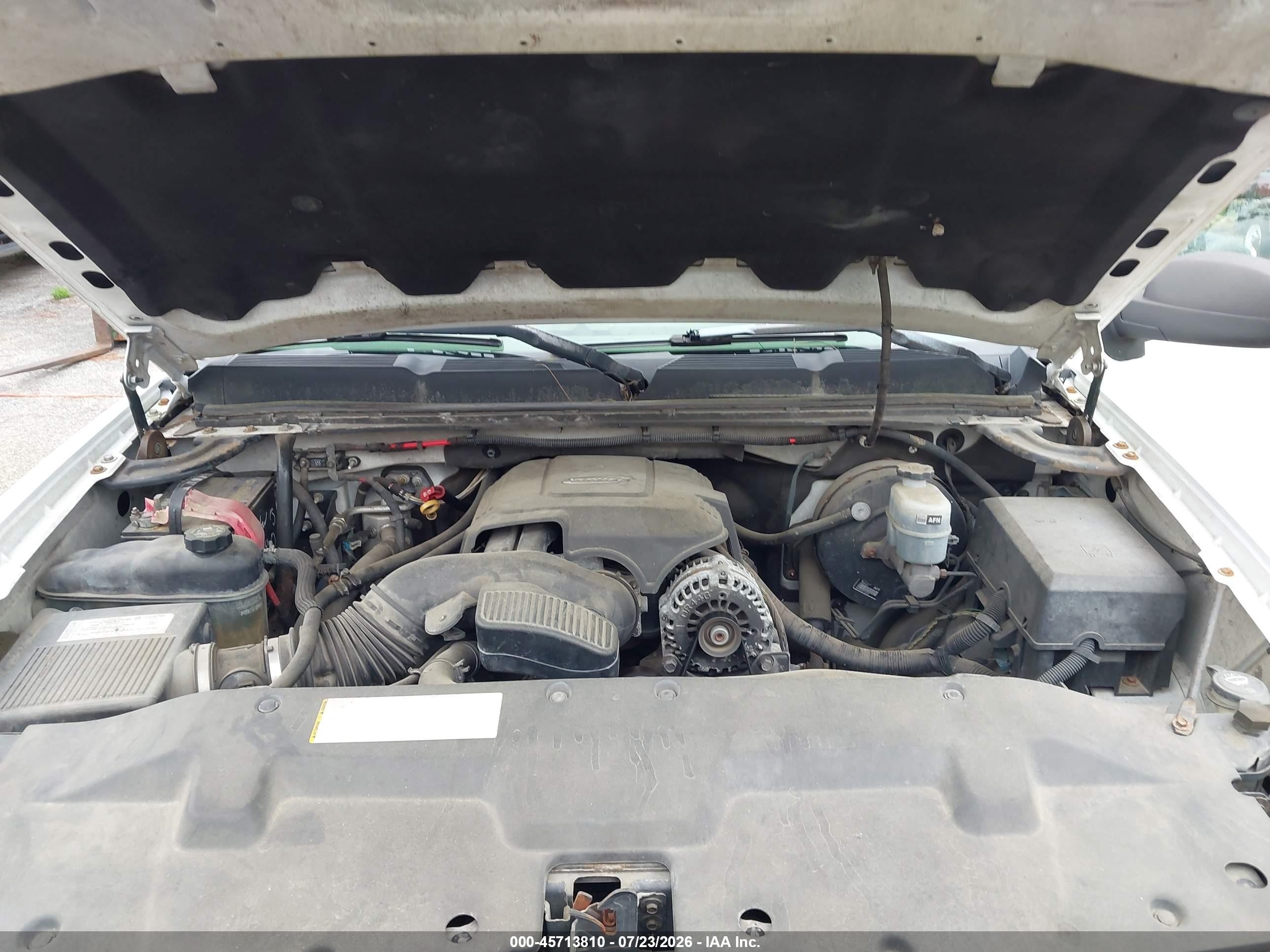2007 Chevrolet Silverado 1500 Work Truck White vin: 1GCEC14C67Z533046