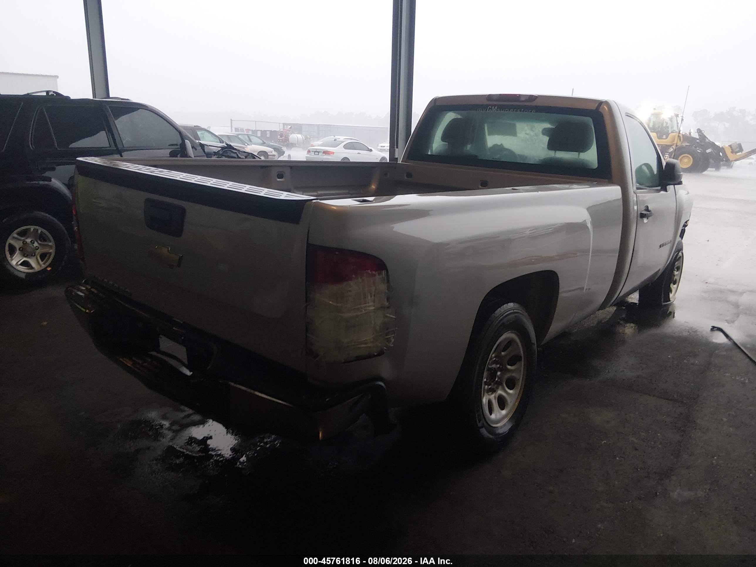 2007 Chevrolet Silverado 1500 Work Truck Silver vin: 1GCEC14C77E537579