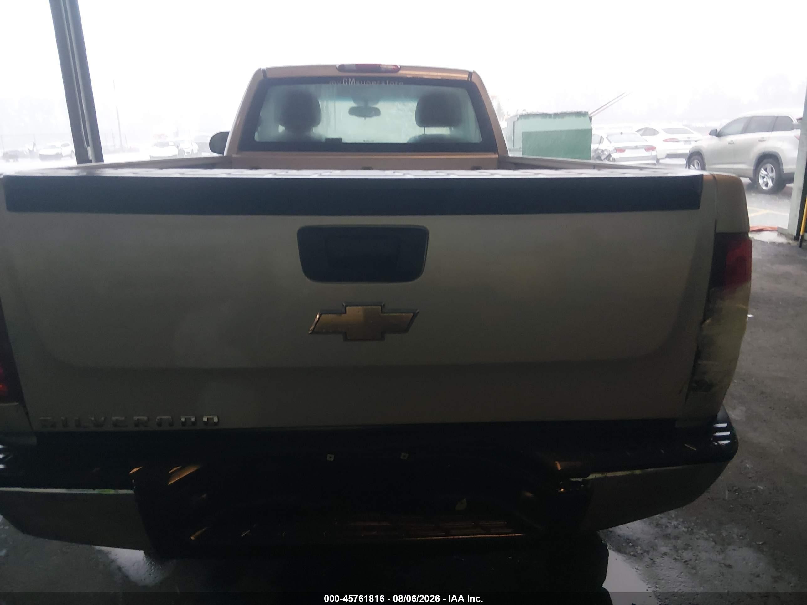 2007 Chevrolet Silverado 1500 Work Truck Silver vin: 1GCEC14C77E537579