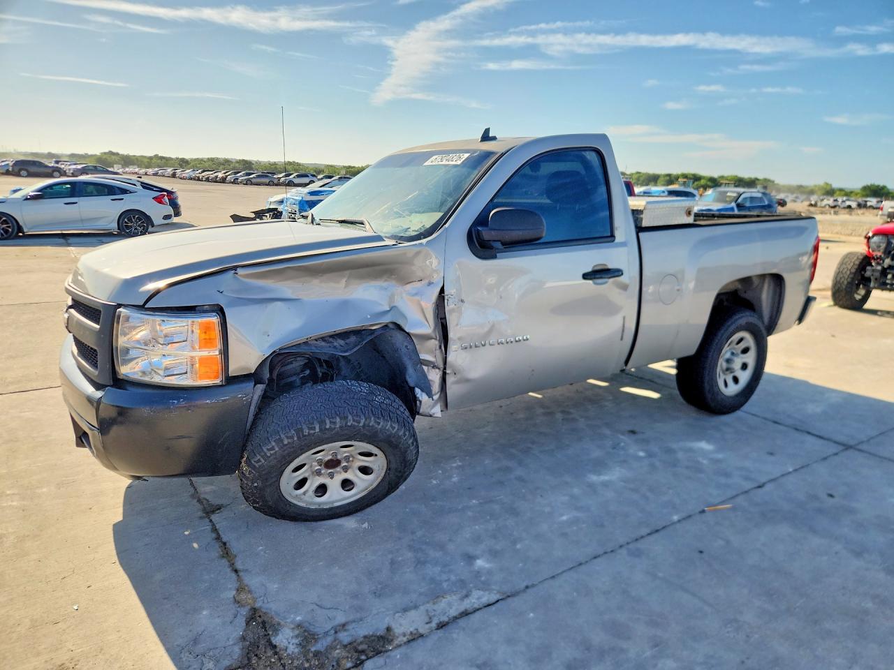2008 Chevrolet Silverado C1500 Gray vin: 1GCEC14C78Z169981