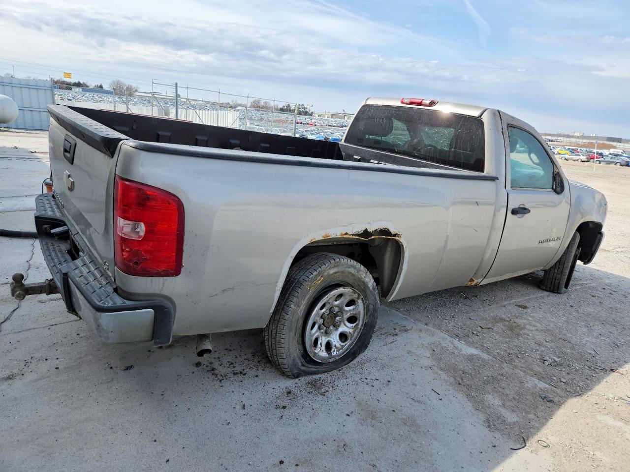 2008 Chevrolet Silverado C1500 Gray vin: 1GCEC14C78Z215700