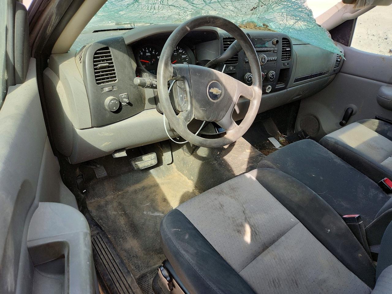 2008 Chevrolet Silverado C1500 Gray vin: 1GCEC14C78Z215700