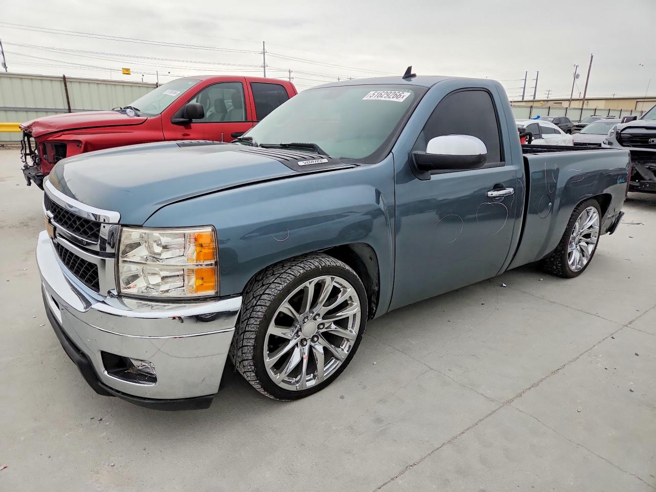 2007 Chevrolet Silverado C1500 Blue vin: 1GCEC14C87Z533100