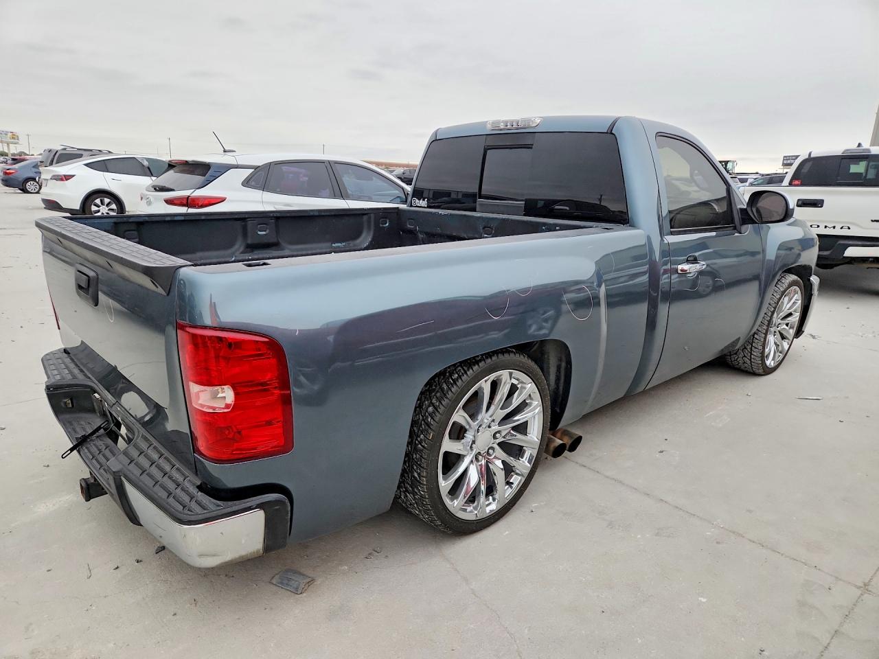2007 Chevrolet Silverado C1500 Blue vin: 1GCEC14C87Z533100