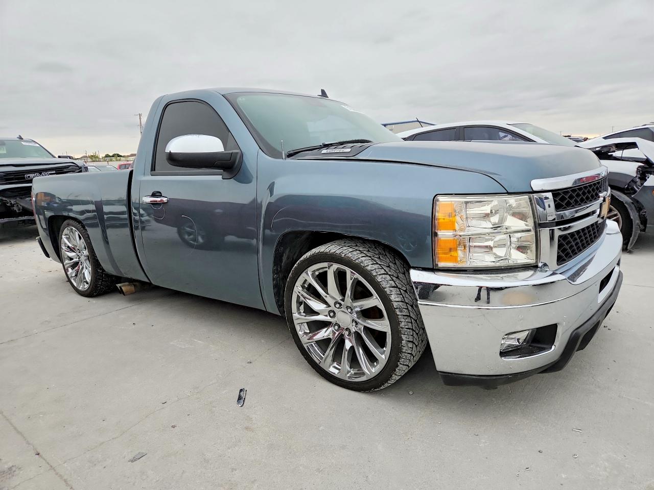 2007 Chevrolet Silverado C1500 Blue vin: 1GCEC14C87Z533100