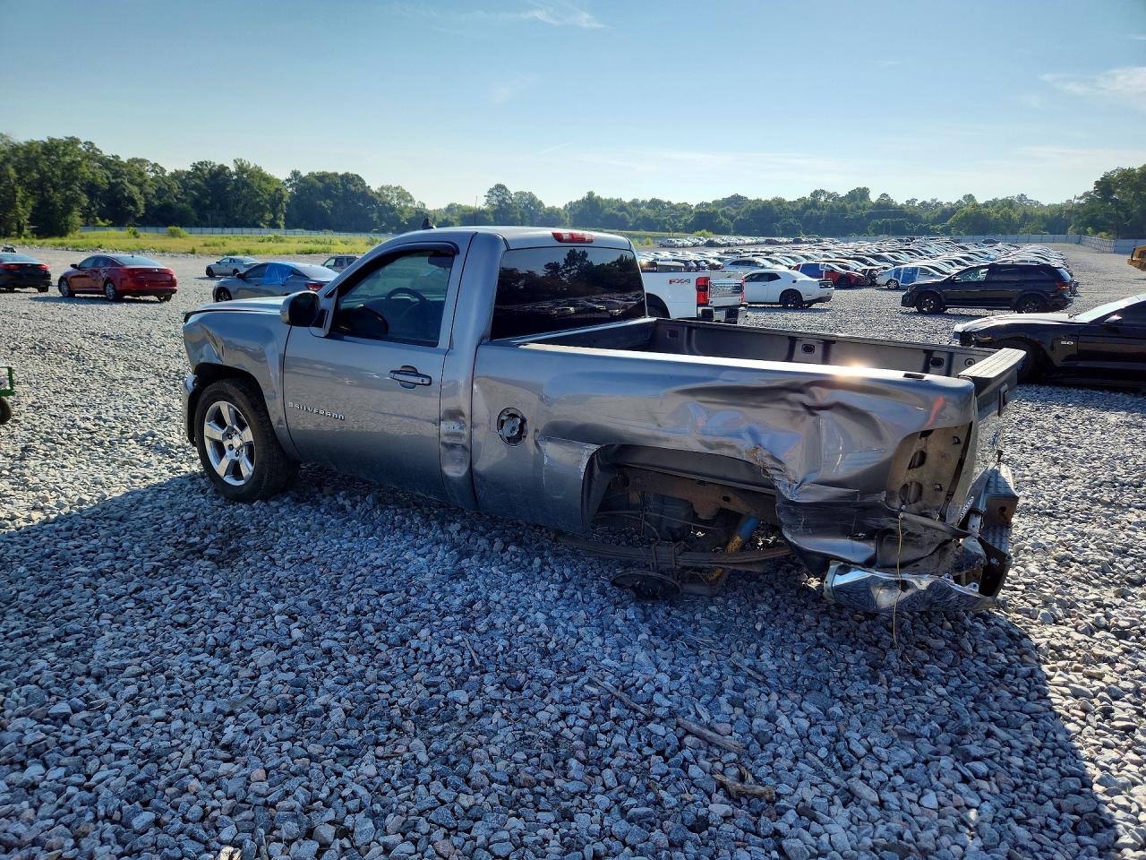 2007 Chevrolet Silverado C1500 Gray vin: 1GCEC14C87Z546042