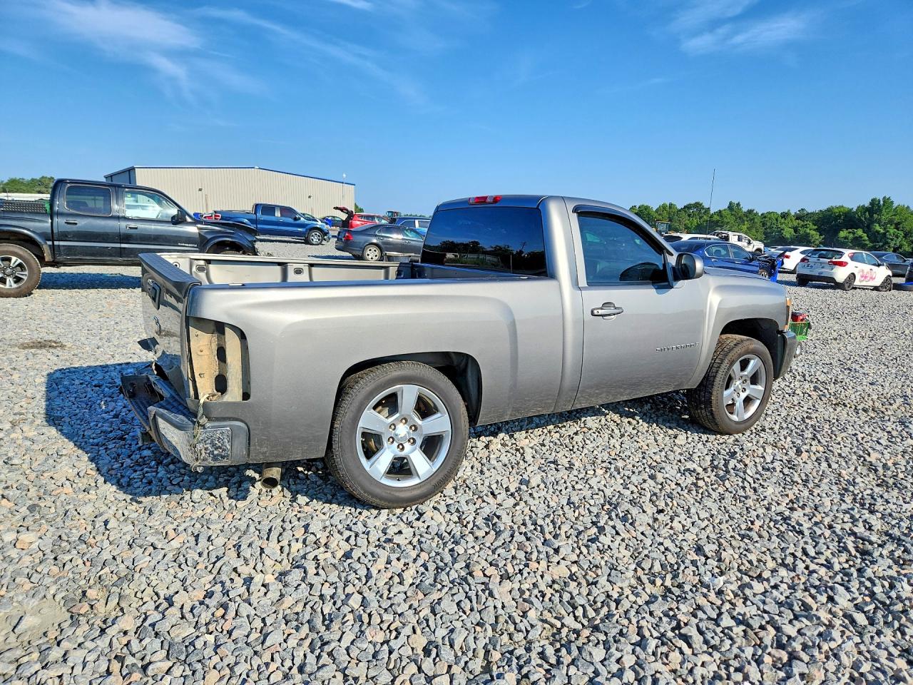 2007 Chevrolet Silverado C1500 Gray vin: 1GCEC14C87Z546042