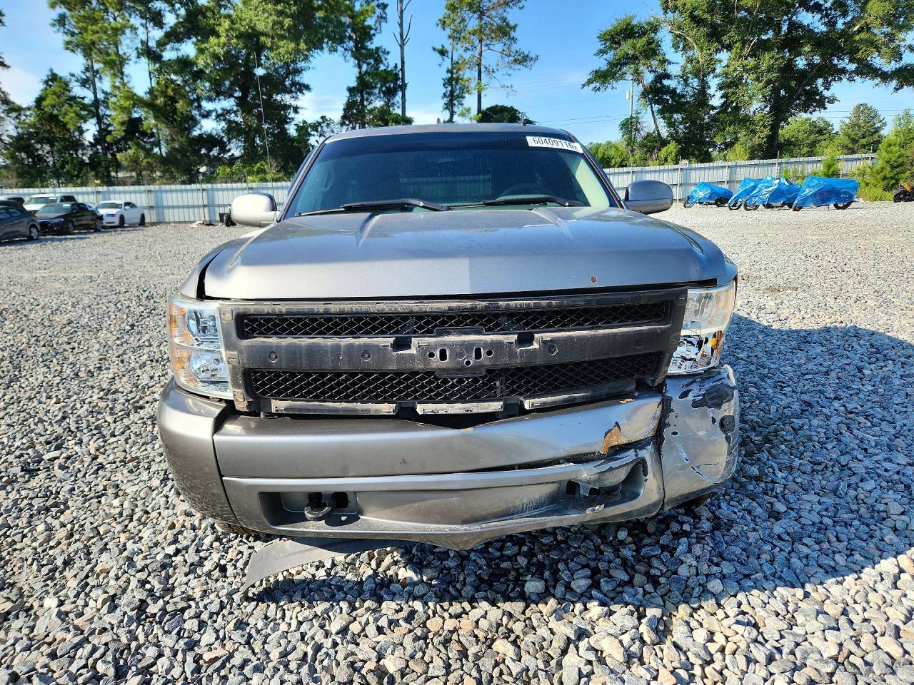 2007 Chevrolet Silverado C1500 Gray vin: 1GCEC14C87Z546042