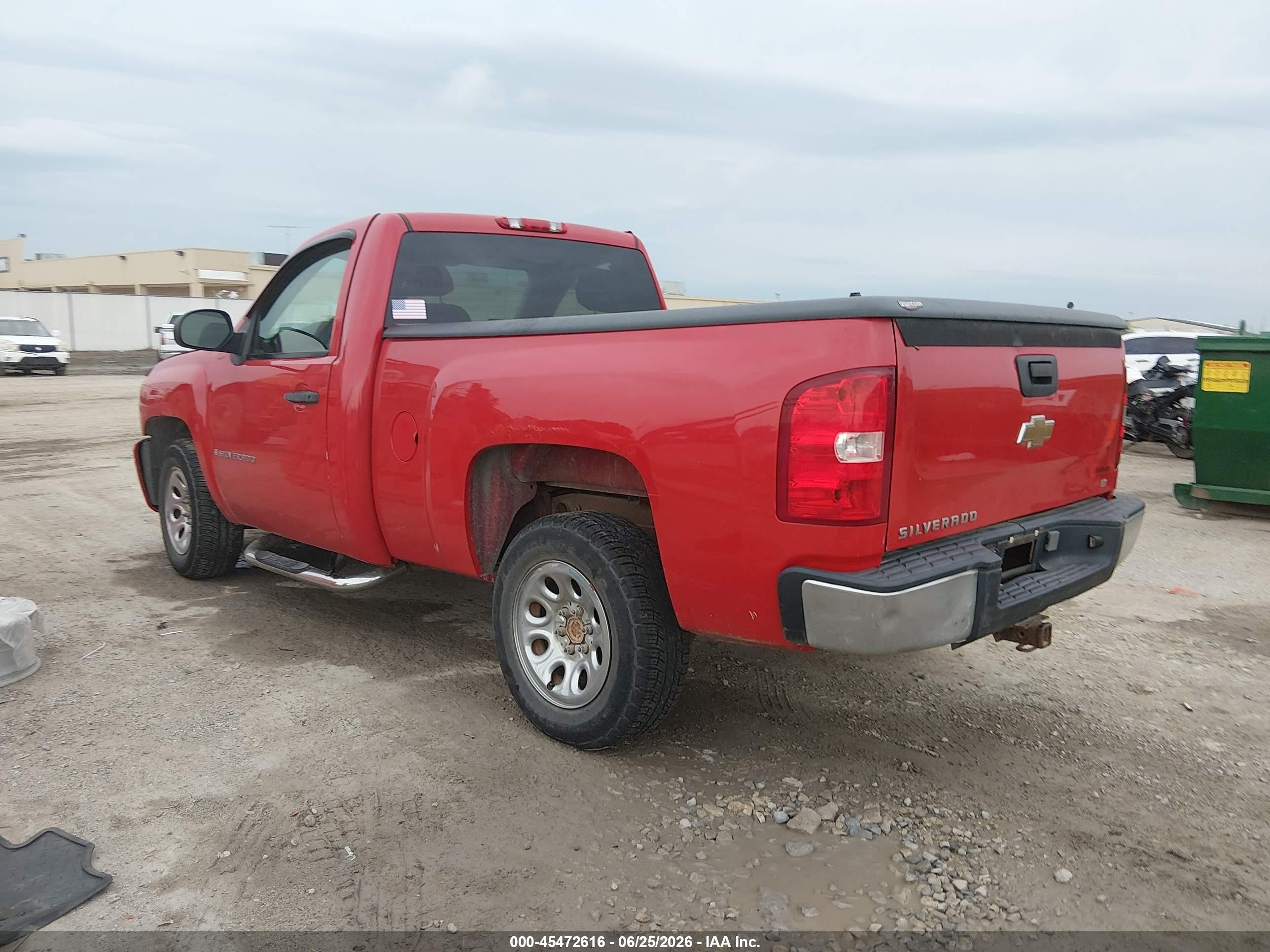 2007 Chevrolet Silverado 1500 Lt1 Red vin: 1GCEC14C87Z547398