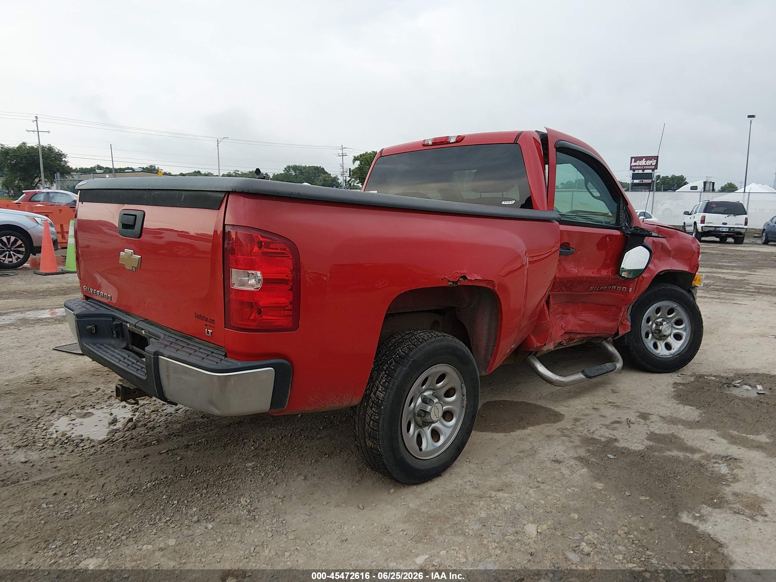 2007 Chevrolet Silverado 1500 Lt1 Red vin: 1GCEC14C87Z547398