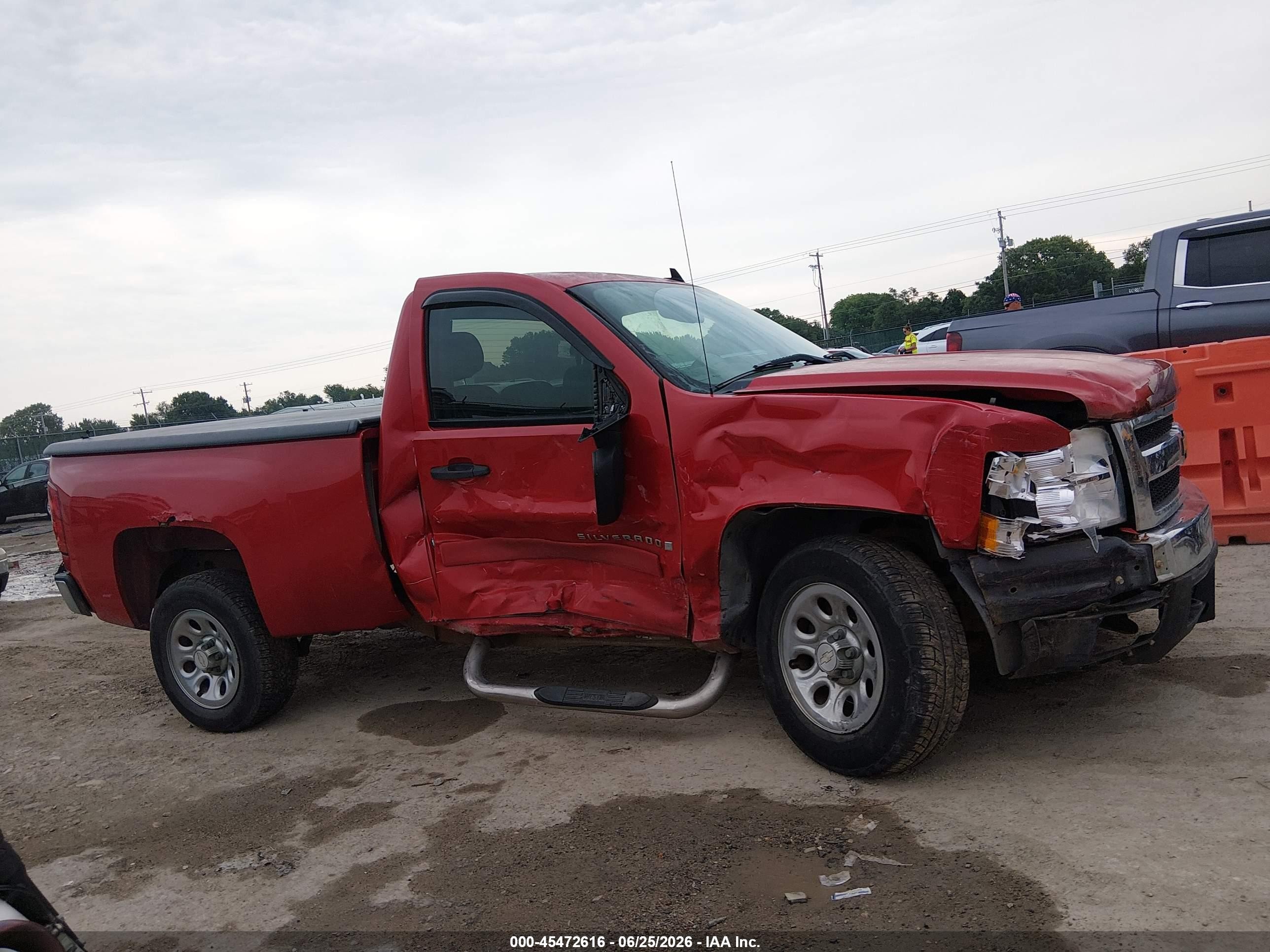 2007 Chevrolet Silverado 1500 Lt1 Red vin: 1GCEC14C87Z547398