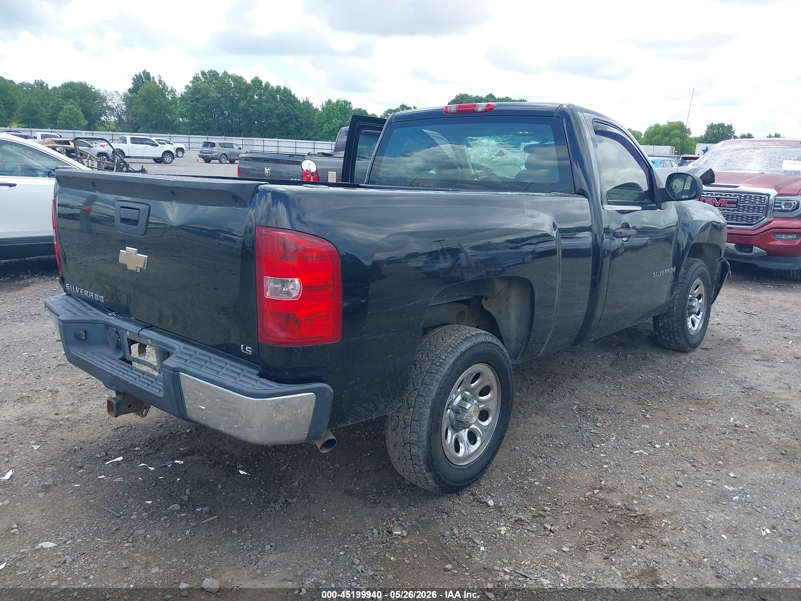2008 Chevrolet Silverado 1500 Work Truck Black vin: 1GCEC14C88Z211185