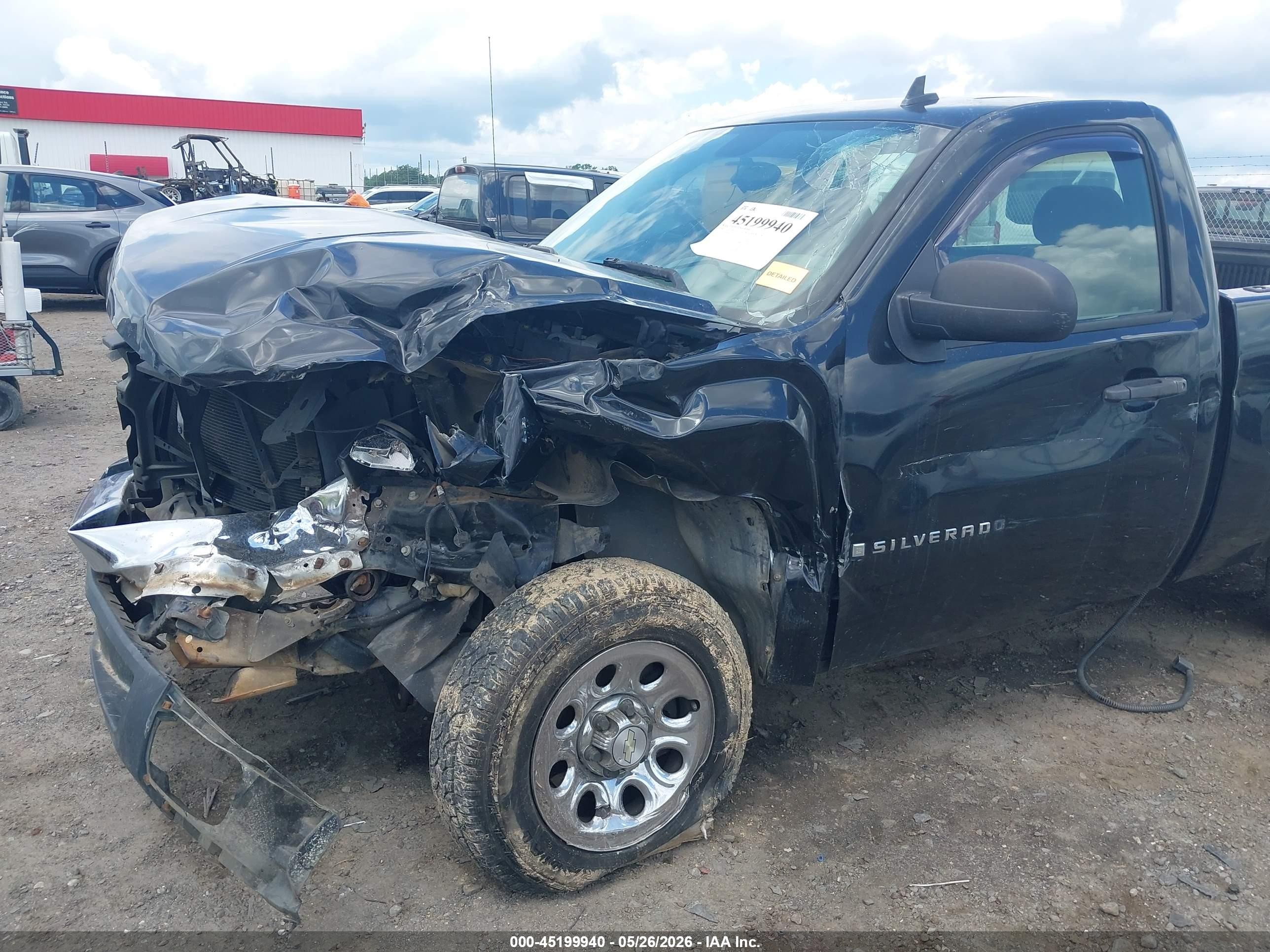 2008 Chevrolet Silverado 1500 Work Truck Black vin: 1GCEC14C88Z211185