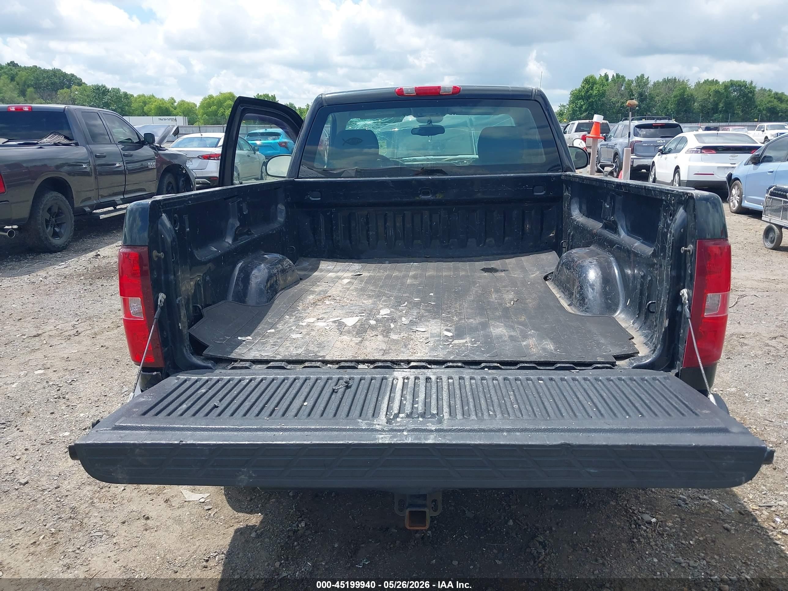 2008 Chevrolet Silverado 1500 Work Truck Black vin: 1GCEC14C88Z211185